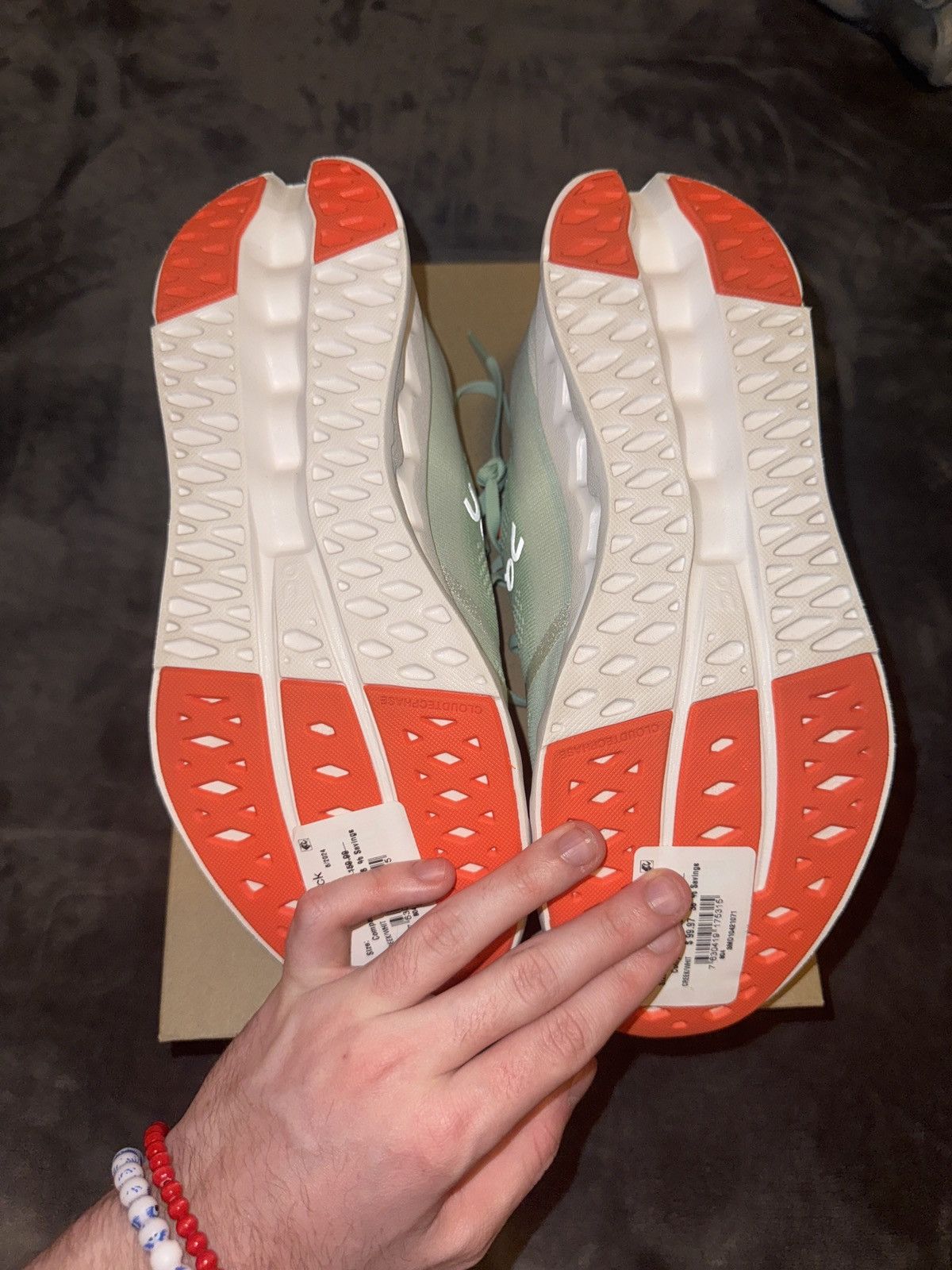 Other ON Cloudsurfer ‘Creek White’ | Green Men’s Shoes Size US 10.5 / EU 43-44 - 4 Thumbnail