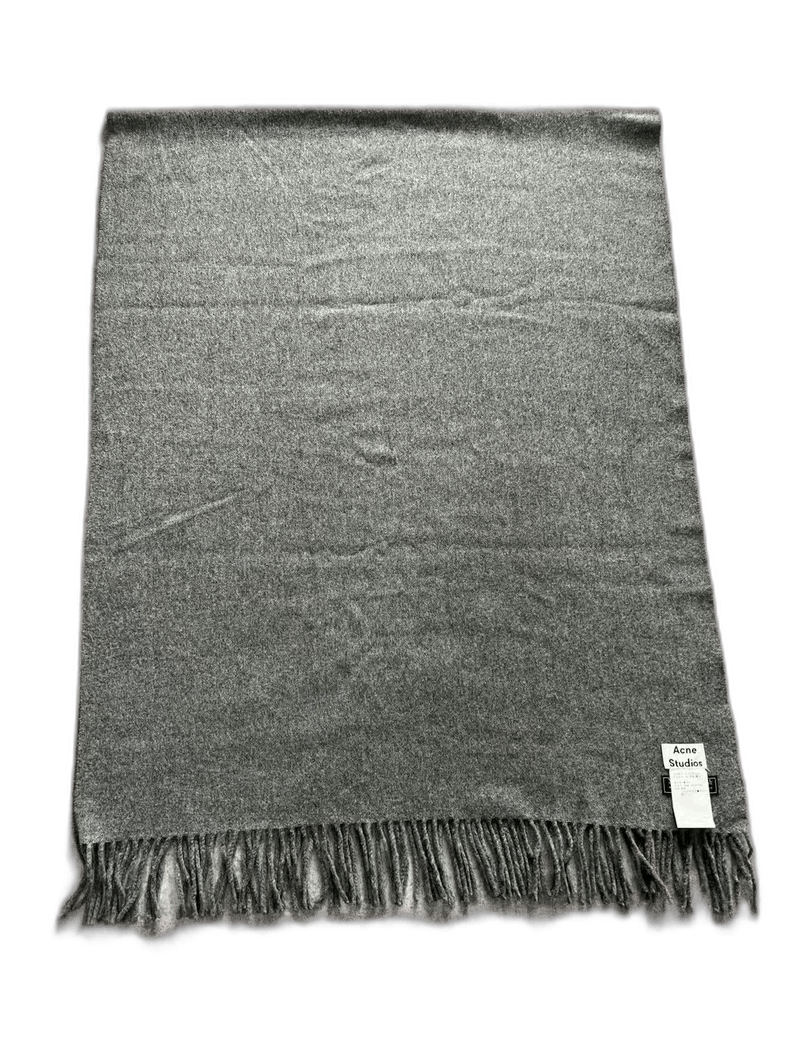 Acne Studios oversized gray wool scarf from acne studios Size ONE SIZE - 1 Thumbnail