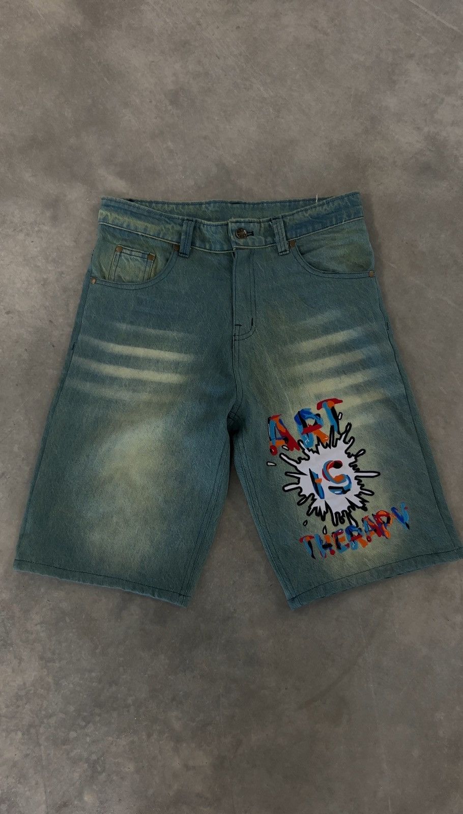 Other Art Is Therapy Jorts Size US 28 / EU 44 - 1 Thumbnail