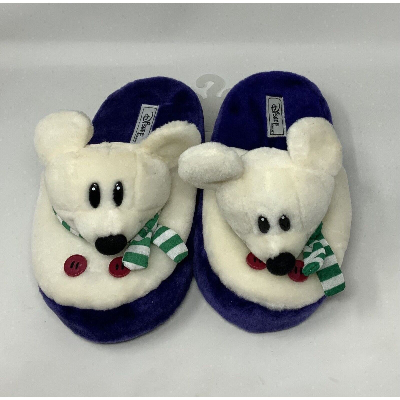 Disney Disney Mickey Mouse Christmas Slippers Size US 9 / IT 39 - 2 Thumbnail
