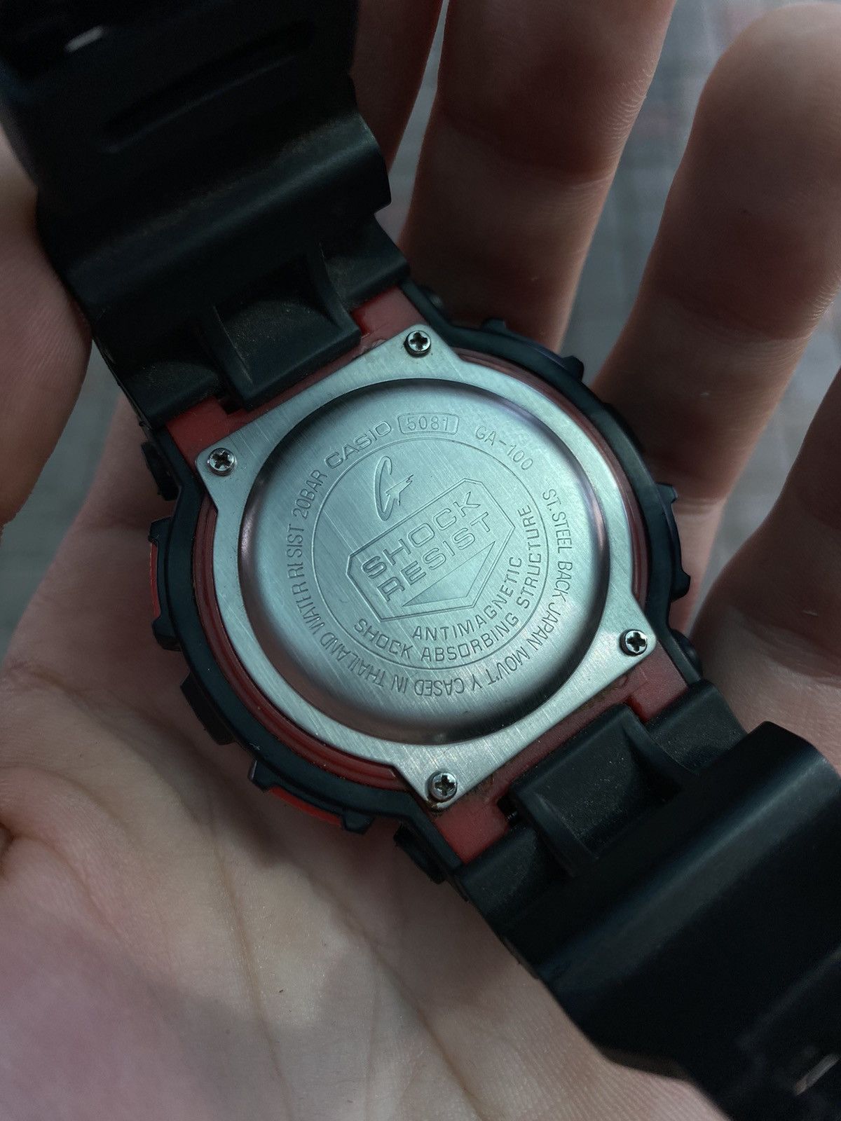 Casio × Jewelry × Vintage Casio G-Shock Watch Analog Digital Black Sports Rugged Size ONE SIZE - 4 Thumbnail
