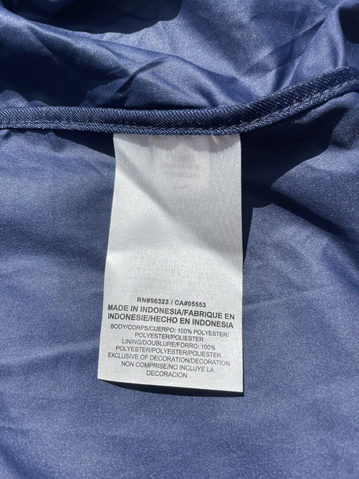 Nike Nike NAVY Light Jacket Size US XXL / EU 58 / 5 - 11 Thumbnail