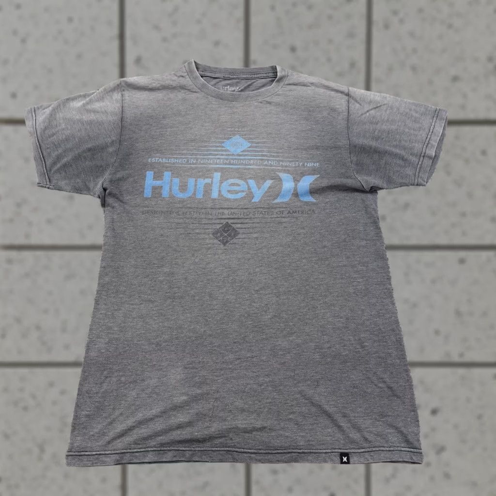 Hurley Hurley Shirt Mens S Gray Surf Skateboard Grunge Fade Short Sleeve Size US S / EU 44-46 / 1 - 1 Thumbnail
