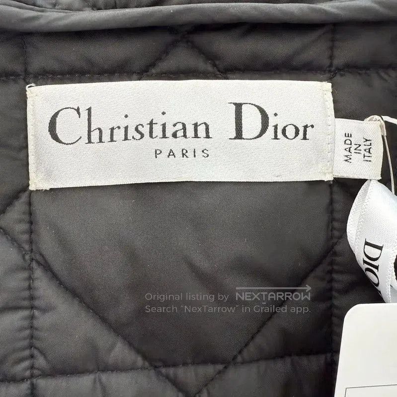 Dior Dior Black Quilted Cotton Women's Coat . Size XS / US 0-2 / IT 36-38 - 3 Thumbnail