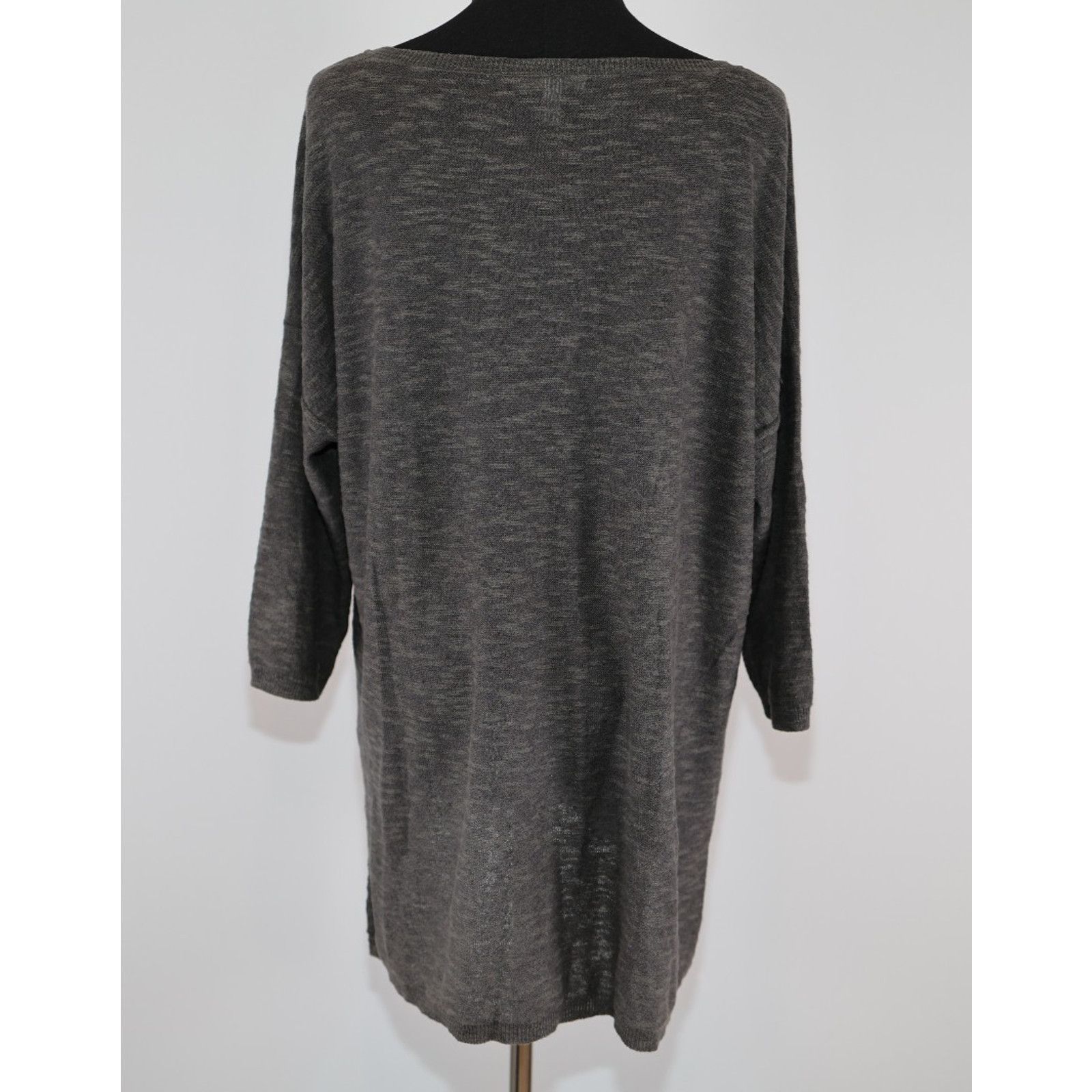 Eileen Fisher EILEEN FISHER Cotton Linen Blend Knit Sweater Tunic Size M Size M / US 6-8 / IT 42-44 - 4 Thumbnail