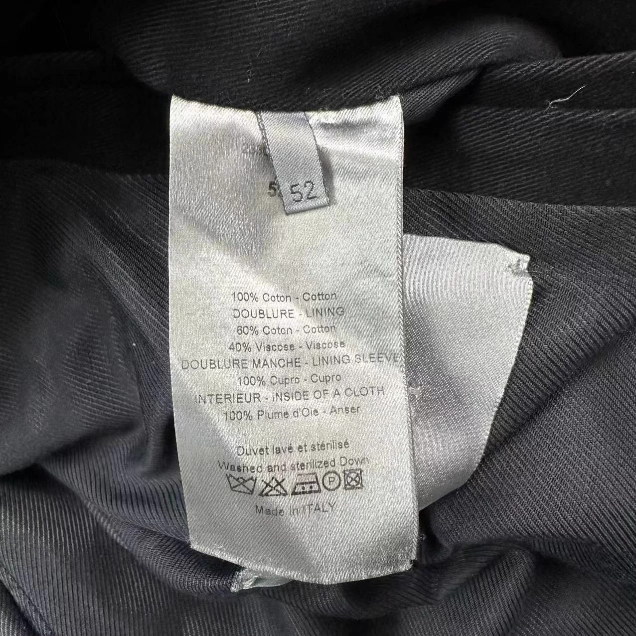 Dior DIOR Corduroy Double-Breasted Hooded Down Coat 52 G Cond Size US L / EU 52-54 / 3 - 4 Thumbnail
