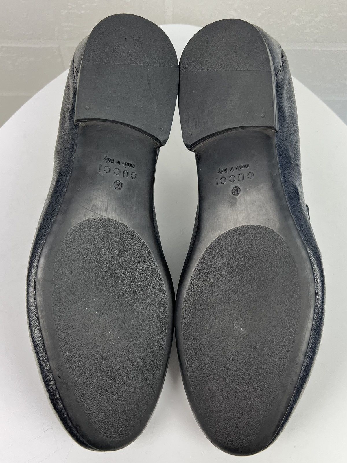 Gucci GUCCI Loafers Nappa Leather Soft Shoes GG Embossed Logo Mens Size US 7.5 / EU 40-41 - 12 Thumbnail