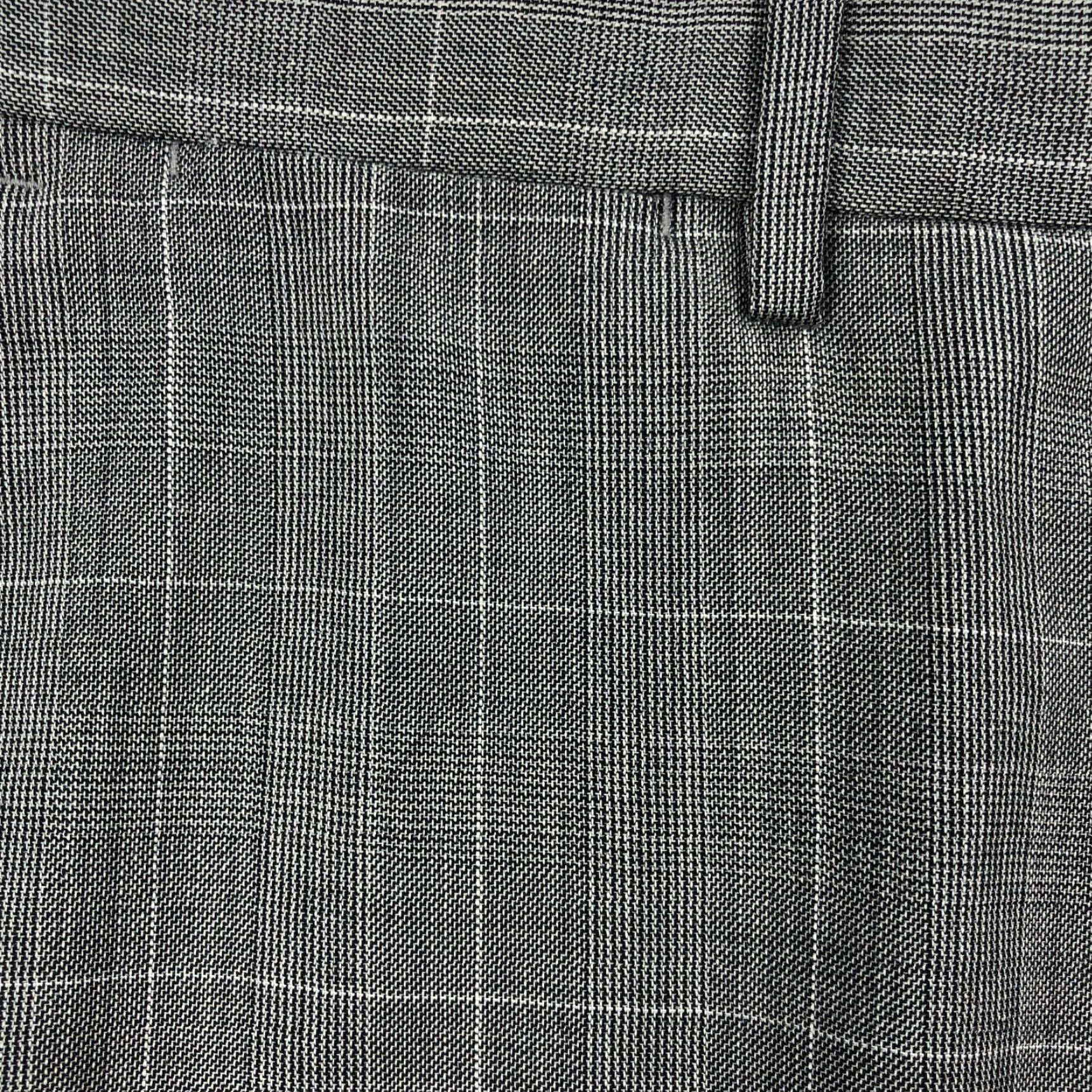 Banana Republic Banana Republic Pants Dress Pants Slim Fit 34x32 Gray Glen Plaid Wool Polyester Trousers Men Casual Formal Ivy League Vintage: No Size US 34 / EU 50 - 4 Thumbnail