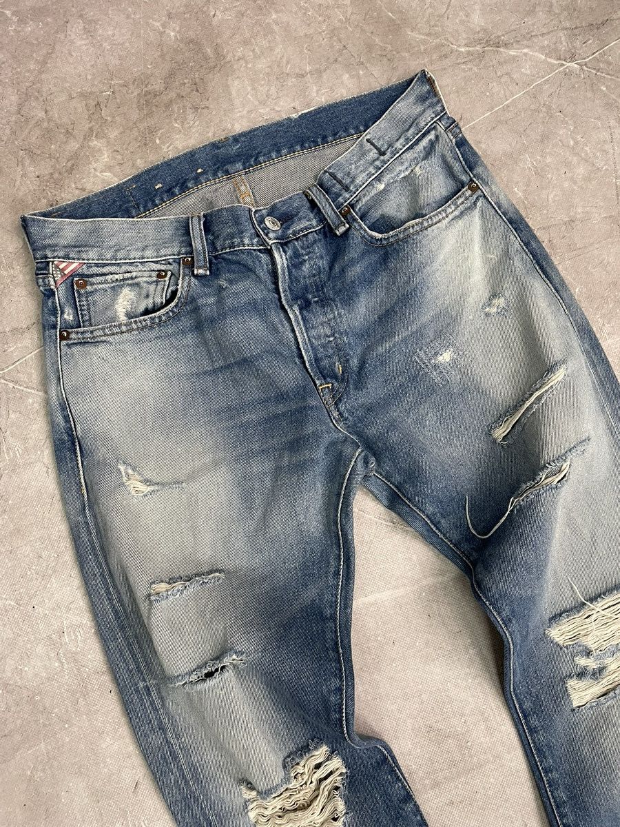 Polo Ralph Lauren Ralph Lauren denim supply distressed jeans pants y2k style Size US 32 / EU 48 - 3 Thumbnail