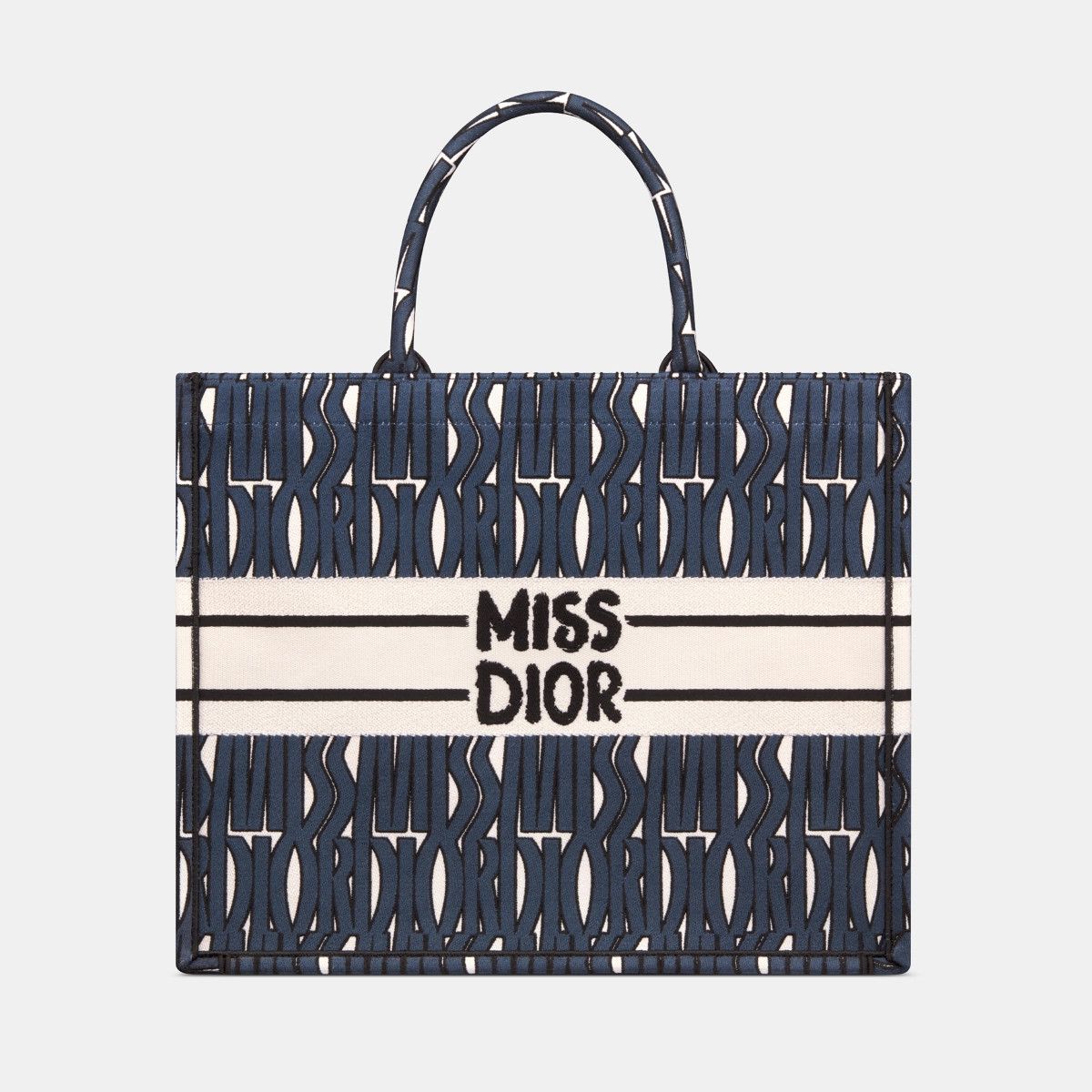 Dior o1bcso1str0226 Size:OS/Large Book Tote in Blue/White Size ONE SIZE - 2 Thumbnail