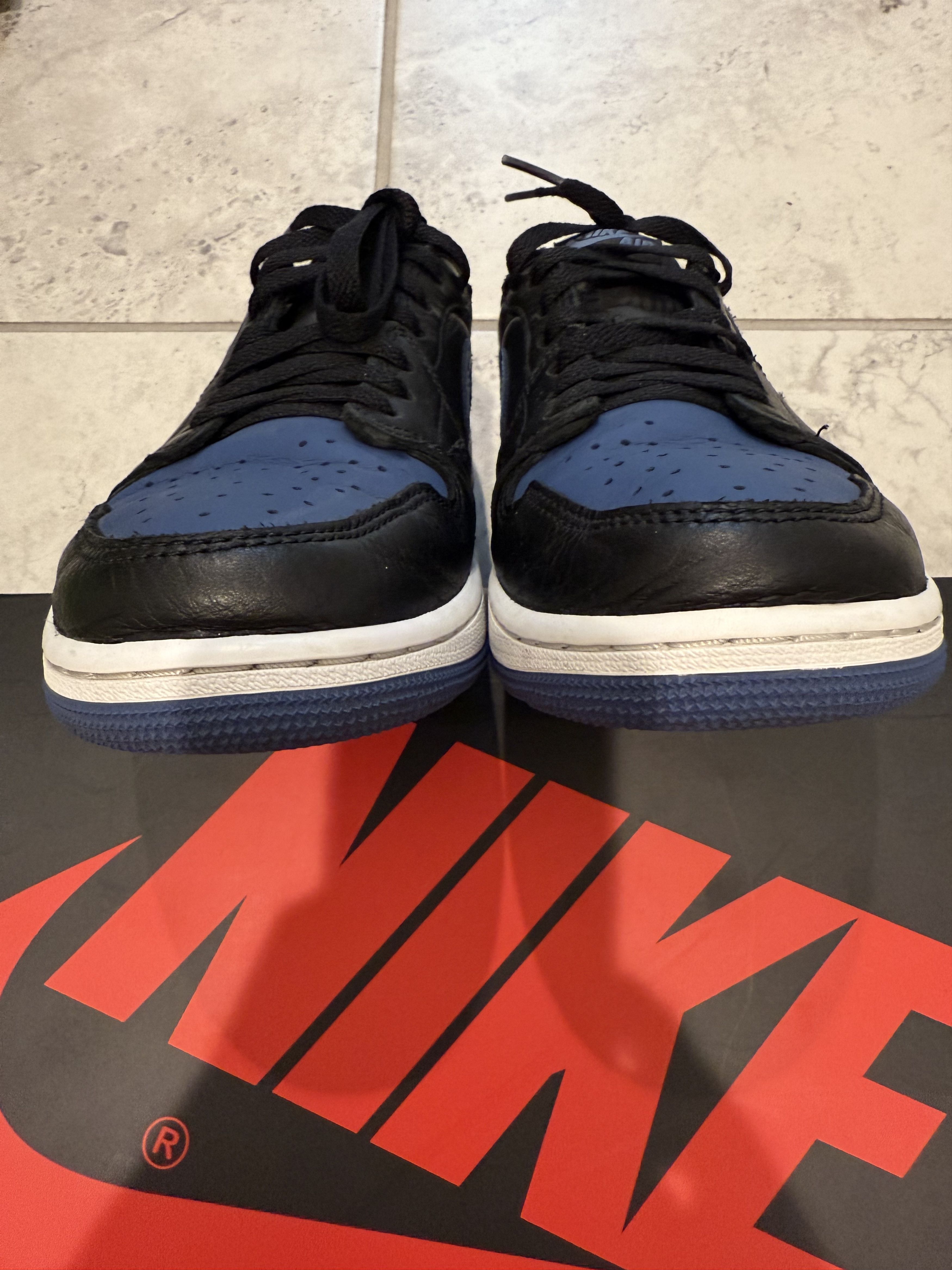 Jordan Brand Air Jordan 1 Low OG Mystic Navy CZ0790-041 US Men's 9.5 Size US 9.5 / EU 42-43 - 4 Thumbnail