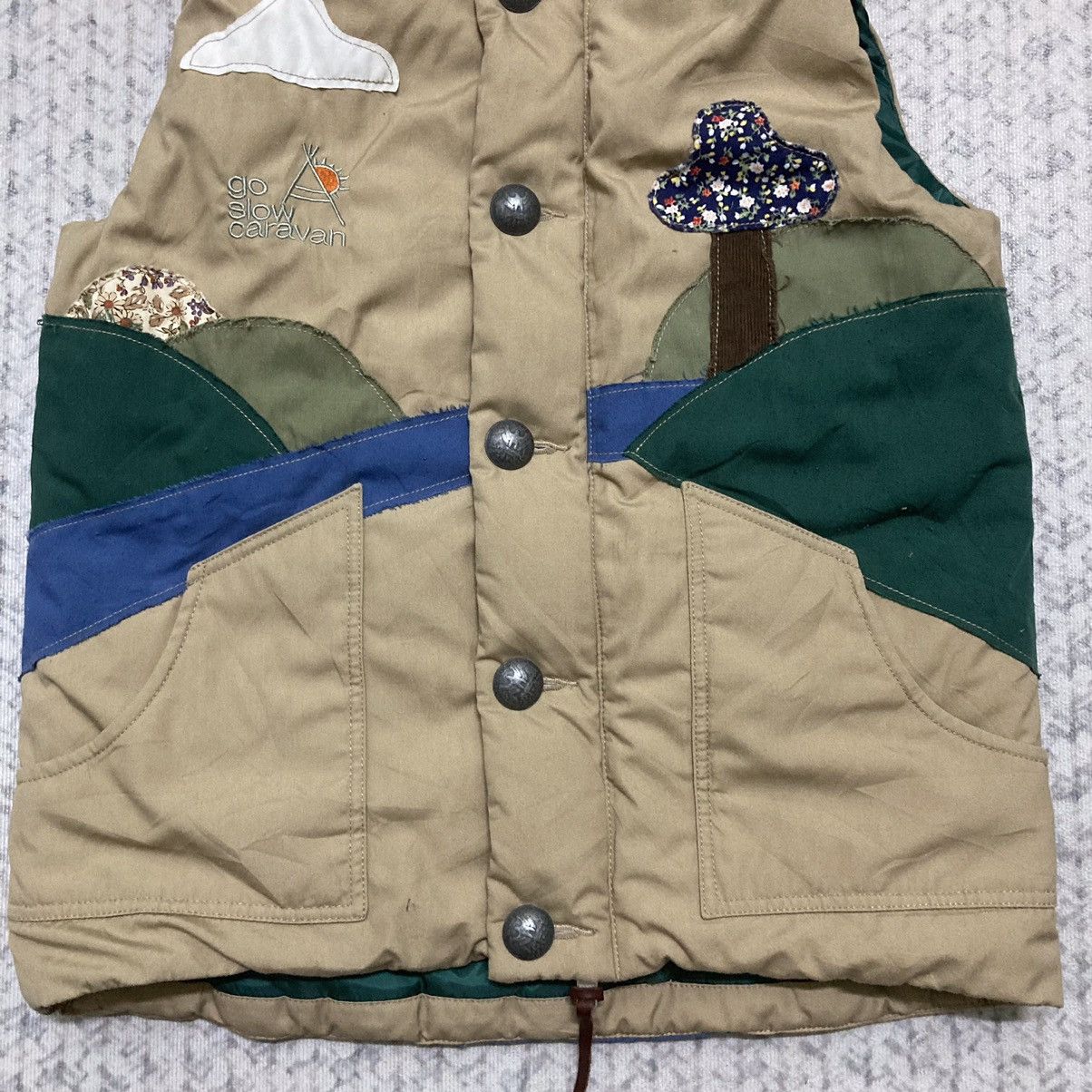 go slow caravan Go Slow Caravan Artisanal Hippie Patchwork Quilted Padded Size US XS / EU 42 / 0 - 2 Thumbnail