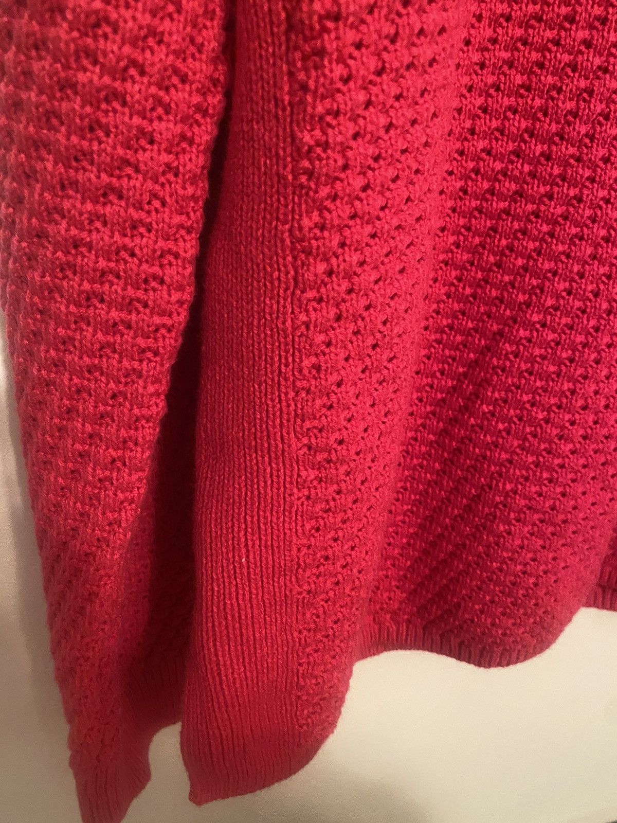 Lands' End New bright pink lands end basket weave sweater size large Size L / US 10 / IT 46 - 3 Thumbnail