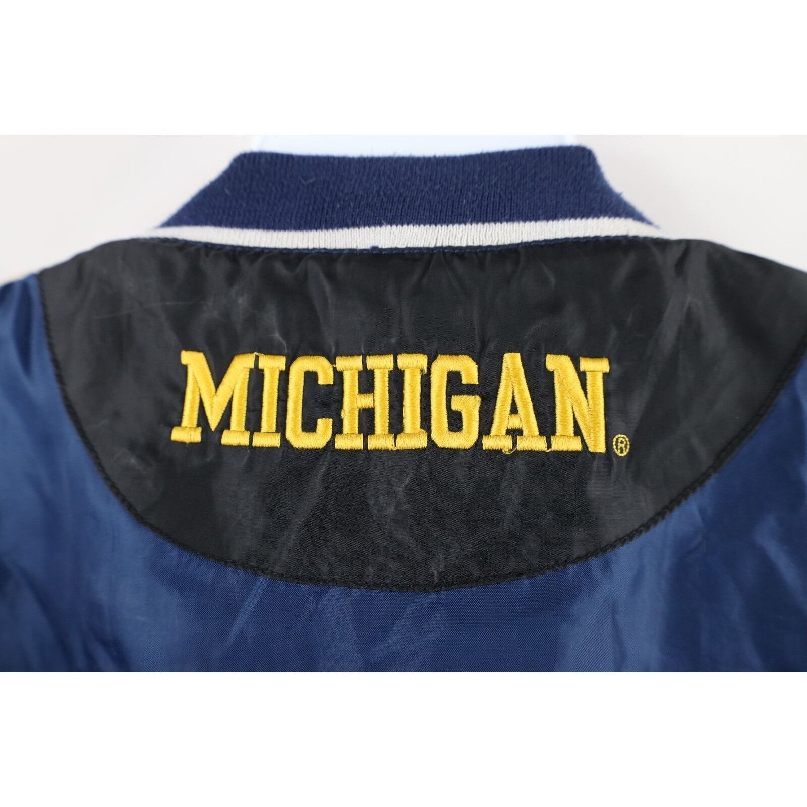 Vintage Vintage 90s University of Michigan Pullover Jacket Size US XXL / EU 58 / 5 - 13 Thumbnail