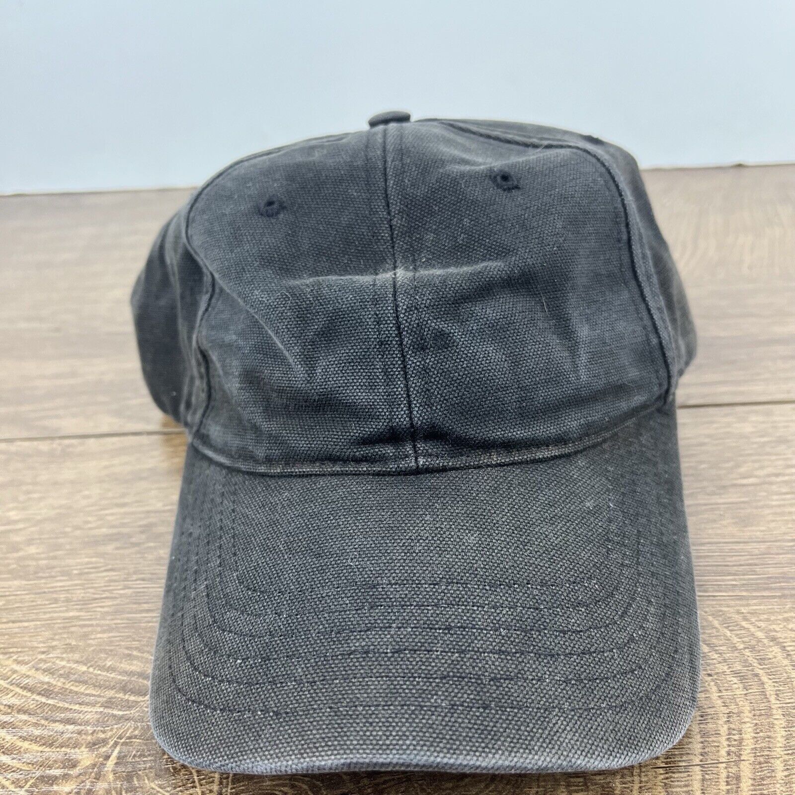 Other Black Washed Out Hat Adjustable Hat Black Hat Adjustable Bla Size ONE SIZE - 5 Thumbnail