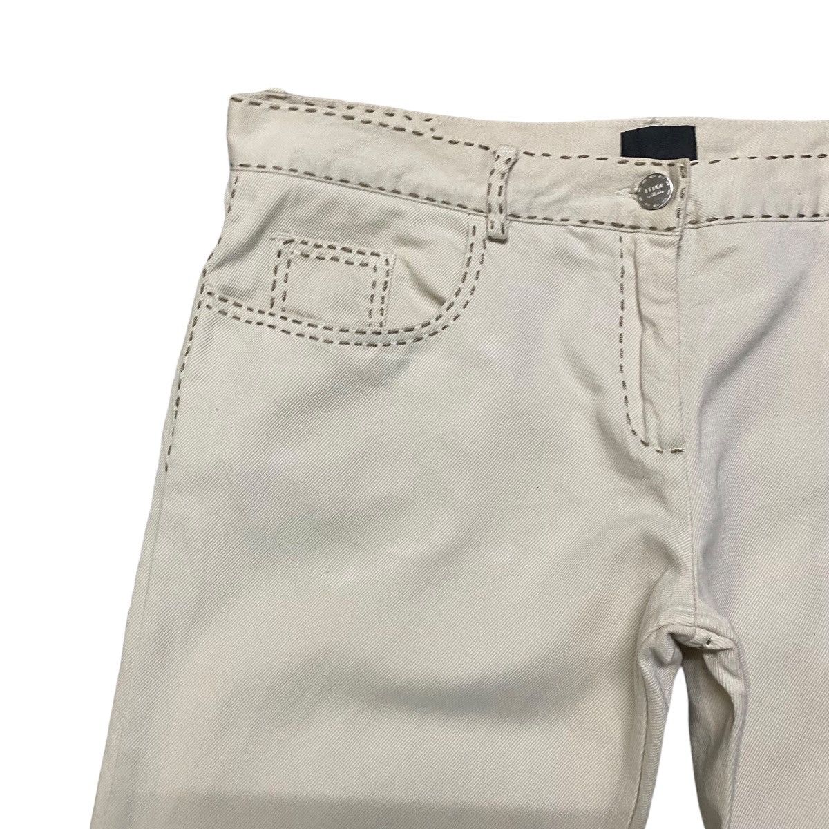 Fendi Fendi Selleria Creamy Jeans Handstitch Size 30" / US 8 / IT 44 - 4 Thumbnail