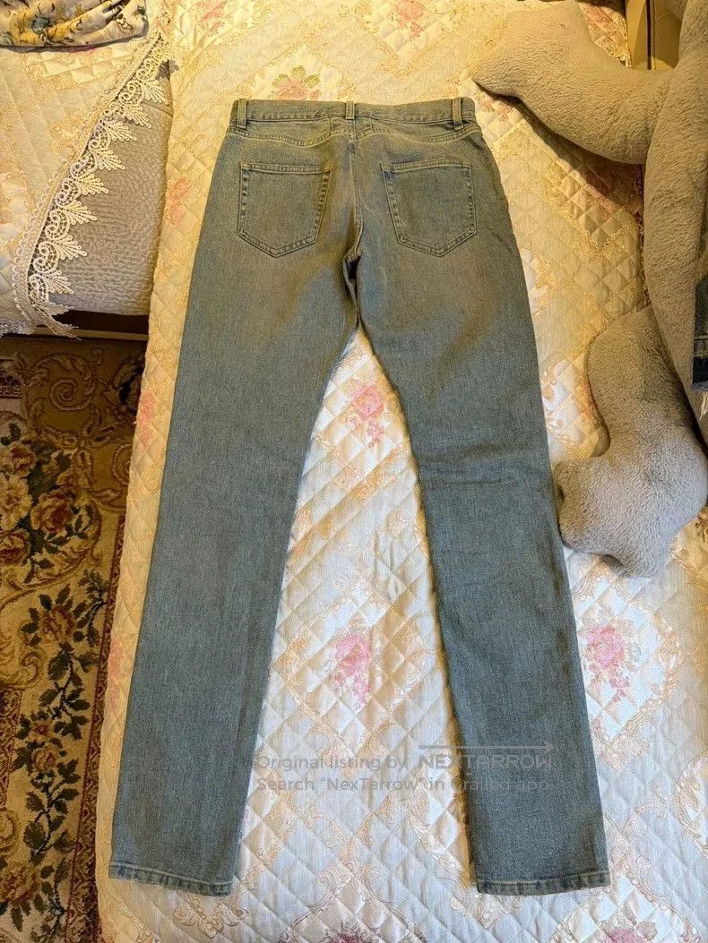 Saint Laurent Hedi D02 Blue Denim Jeans.