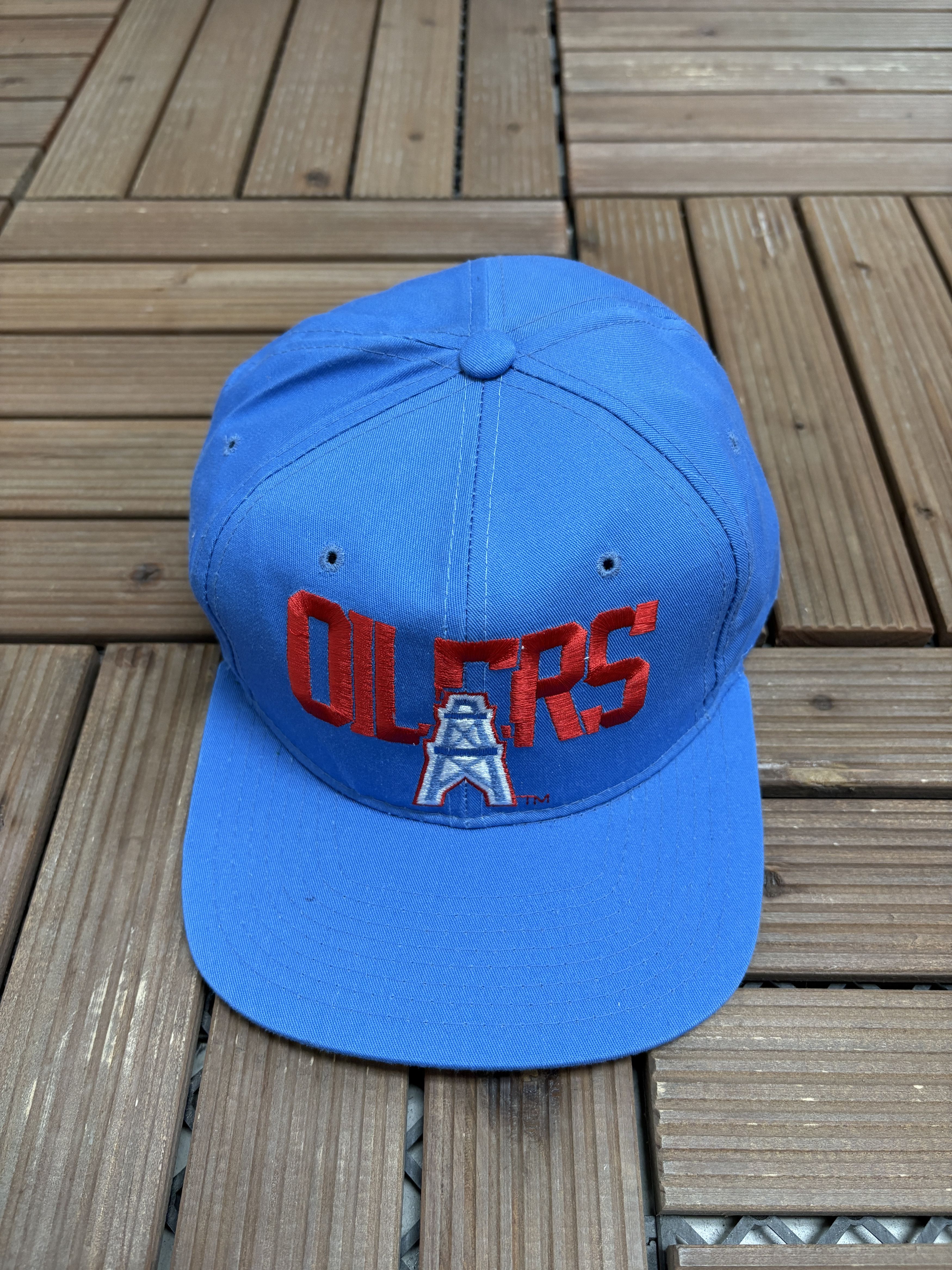 New Era Houston Oilers Vintage Made in USA Snap Back Hat Size ONE SIZE - 2 Thumbnail