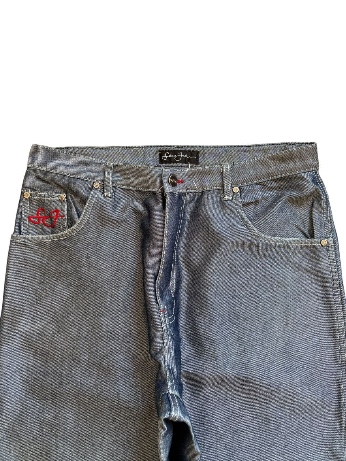 Sean John Vintage Sean John Carpenter Distressed Loose Baggy Jeans Size US 34 / EU 50 - 4 Thumbnail