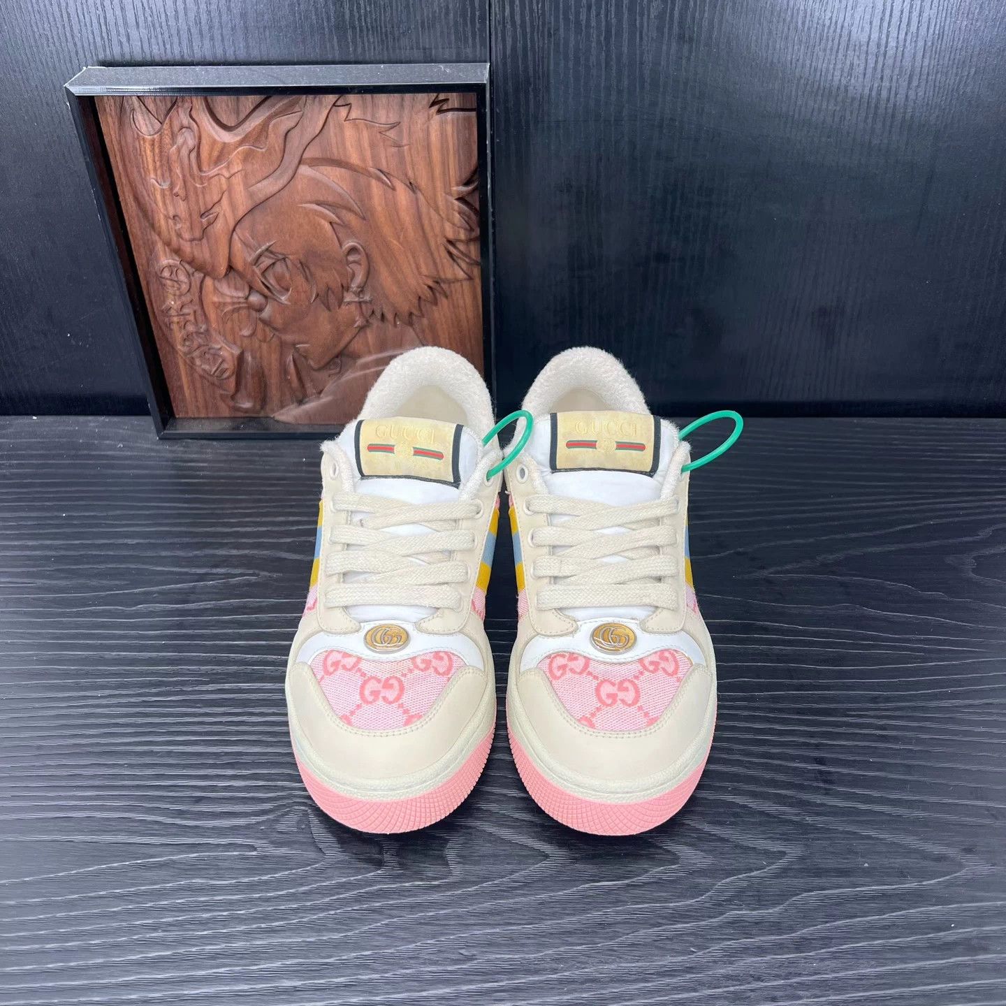 Gucci Gucci Distressed Sneaker millet 36.5 like new Size US 5.5 / IT 35.5 - 6 Thumbnail