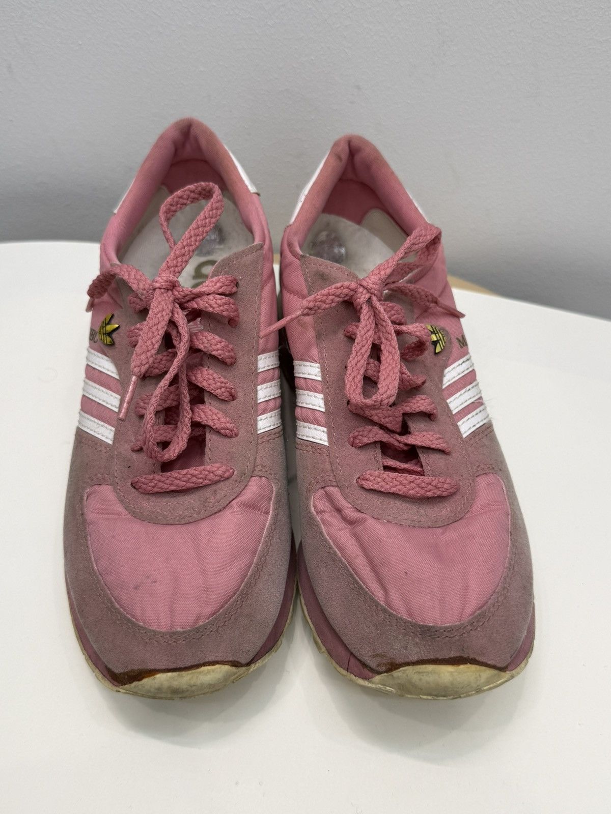 Adidas Adidas Malibu Vintage 80s Pink Waffle Running Shoes Size US 4.5 / IT 34.5 - 5 Thumbnail