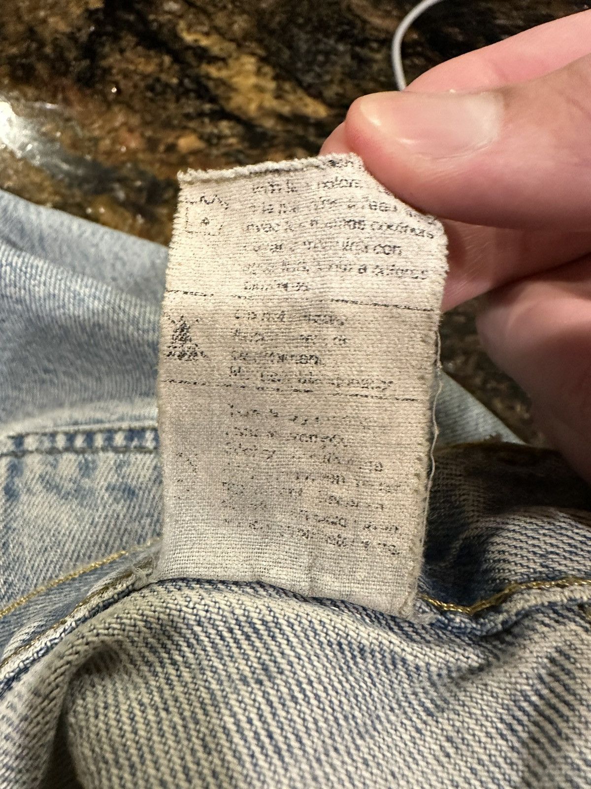 Carhartt Vintage Carhartt Thrashed / Distressed Blue Denim Jeans Size US 36 / EU 52 - 15 Thumbnail