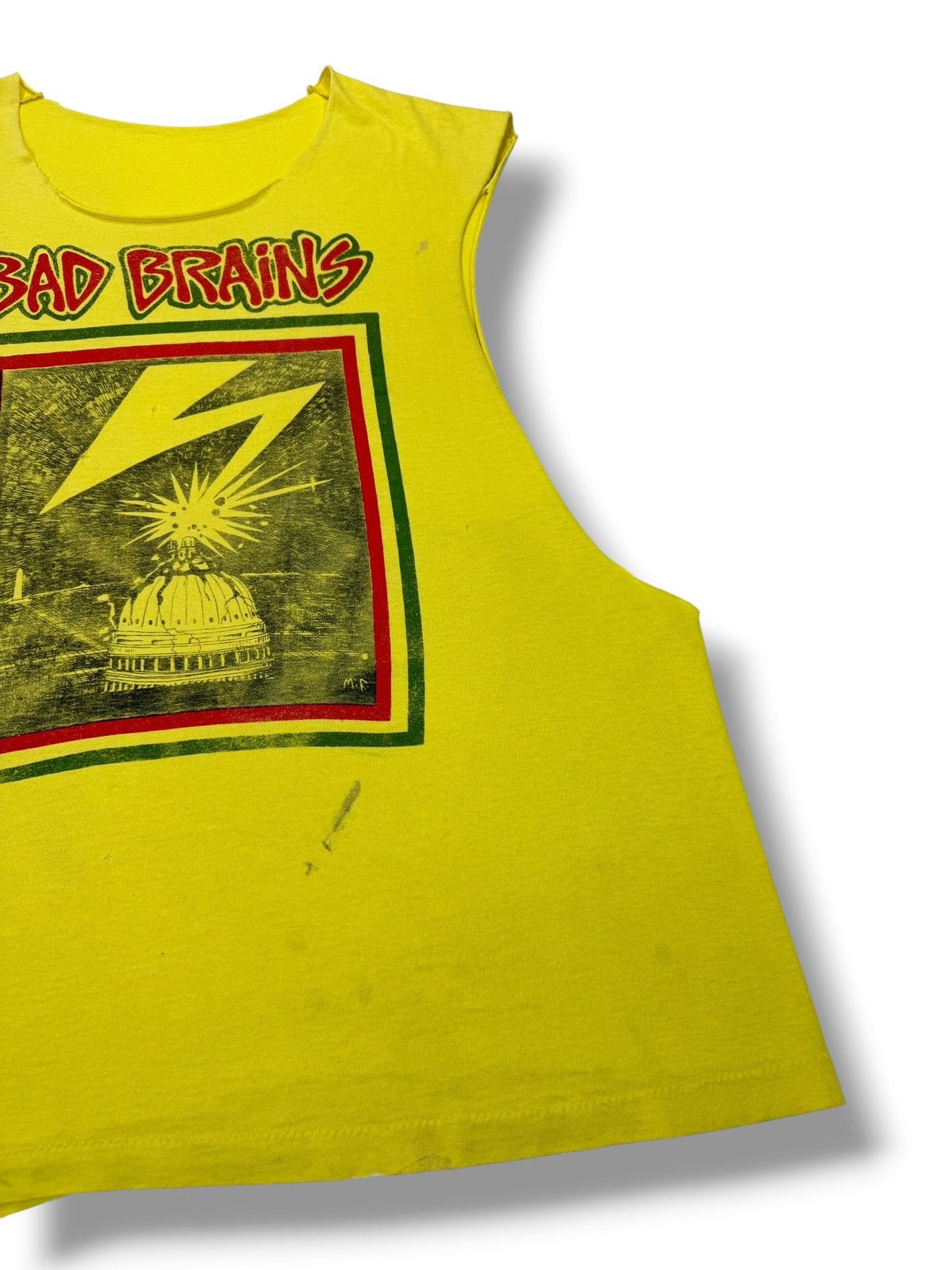 Band Tees Vintage 90’s Bad Brains Cut Off Band Tee Shirt Size US XL / EU 56 / 4 - 3 Thumbnail
