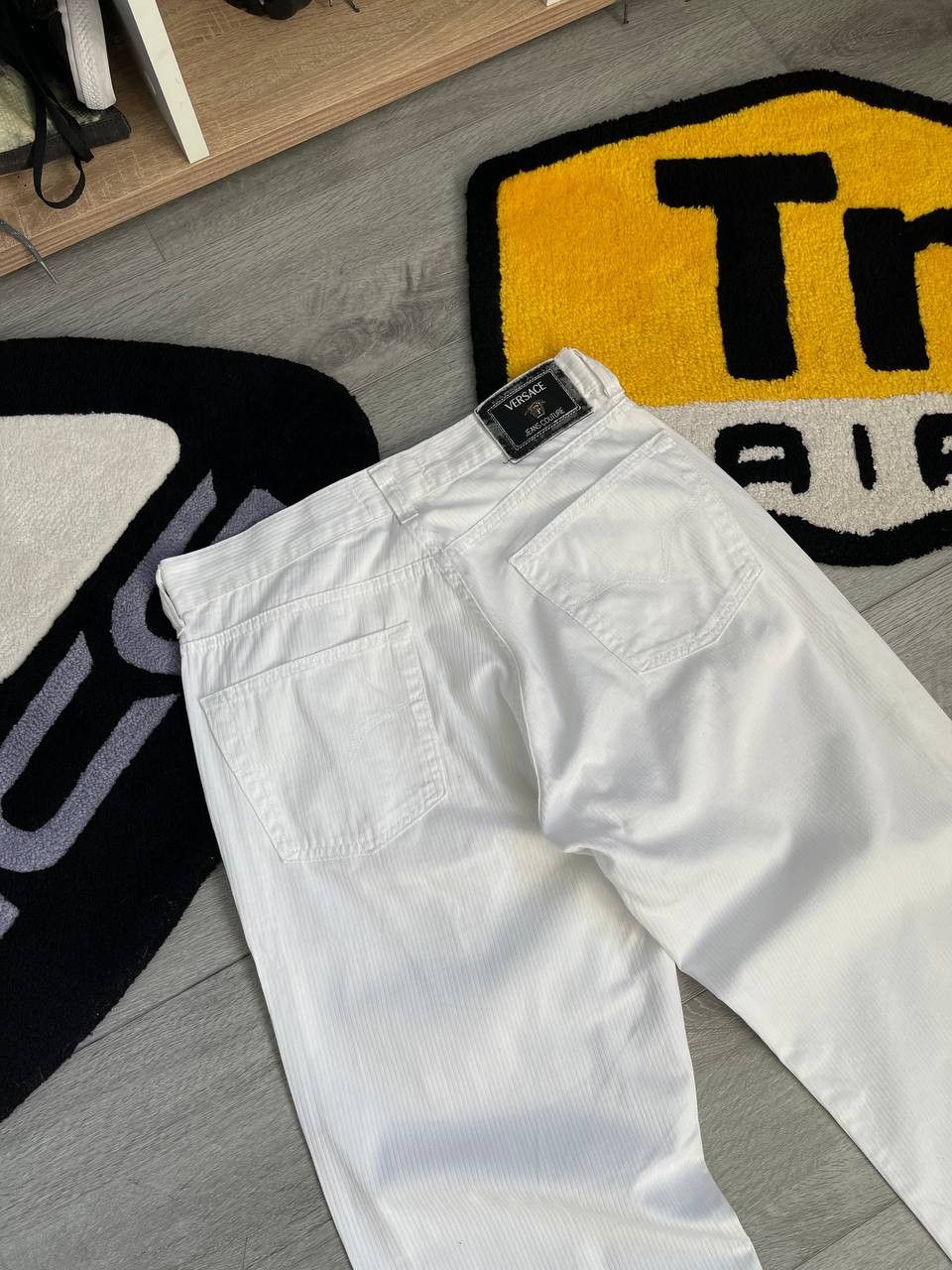 Streetwear × Versace × Vintage versace rare basic velvet classic pants Size US 33 - 3 Thumbnail