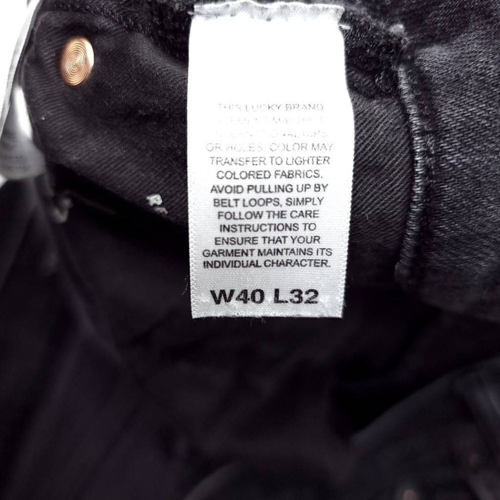 Lucky Brand Lucky Brand 363 Vintage Straight Jeans Mens 40x30 Black Size US 40 / EU 56 - 7 Thumbnail