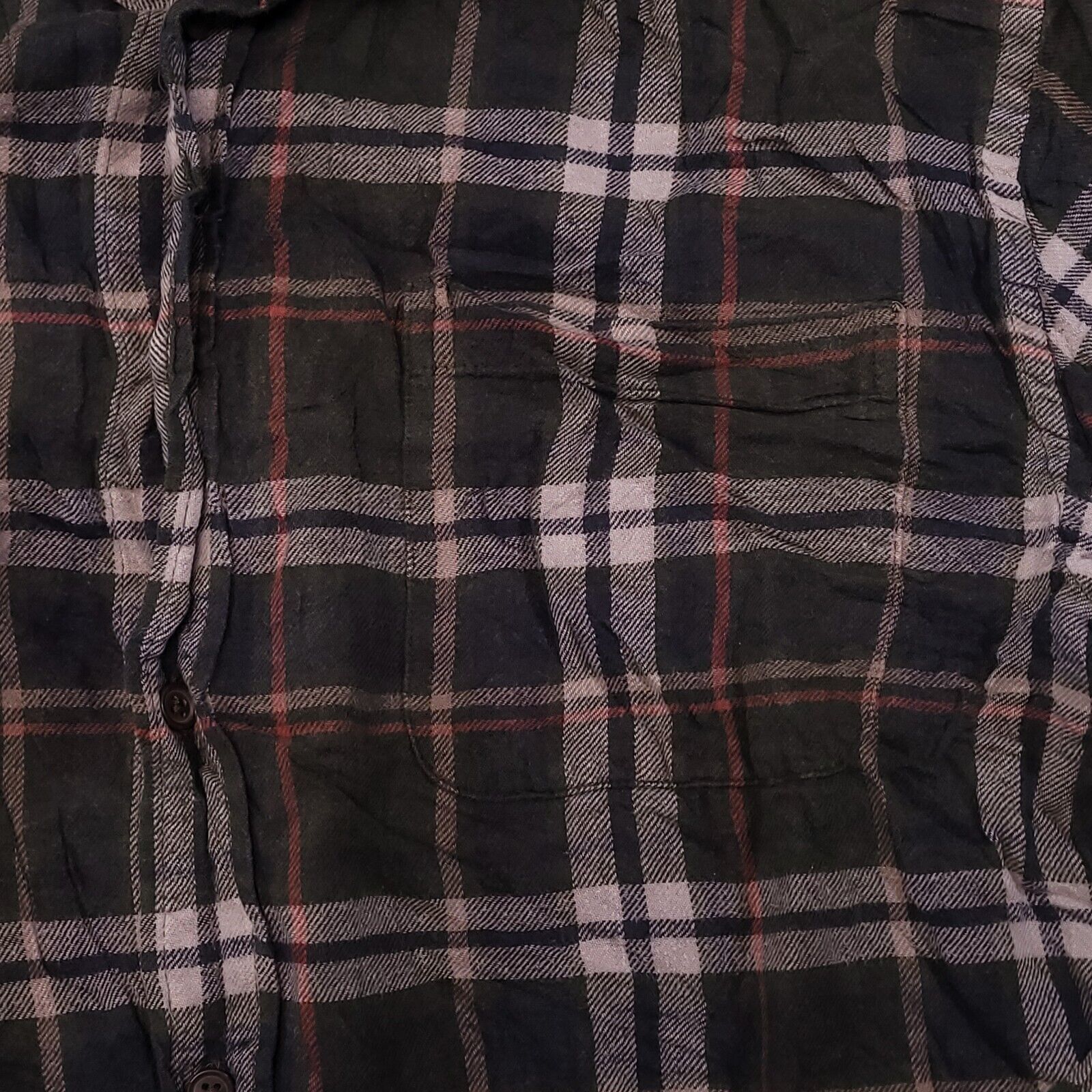 Croft & Barrow Croft & Barrow Madras Flannel Shirt Mens Size Medium M Green Size US M / EU 48-50 / 2 - 4 Thumbnail