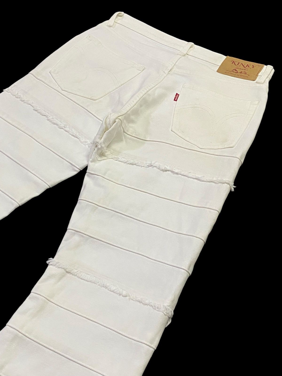 Hysteric Glamour Rare Colour🔥Vintage Hysteric Glamour Flare Hagi Denim Pants Size US 28 / EU 44 - 6 Thumbnail