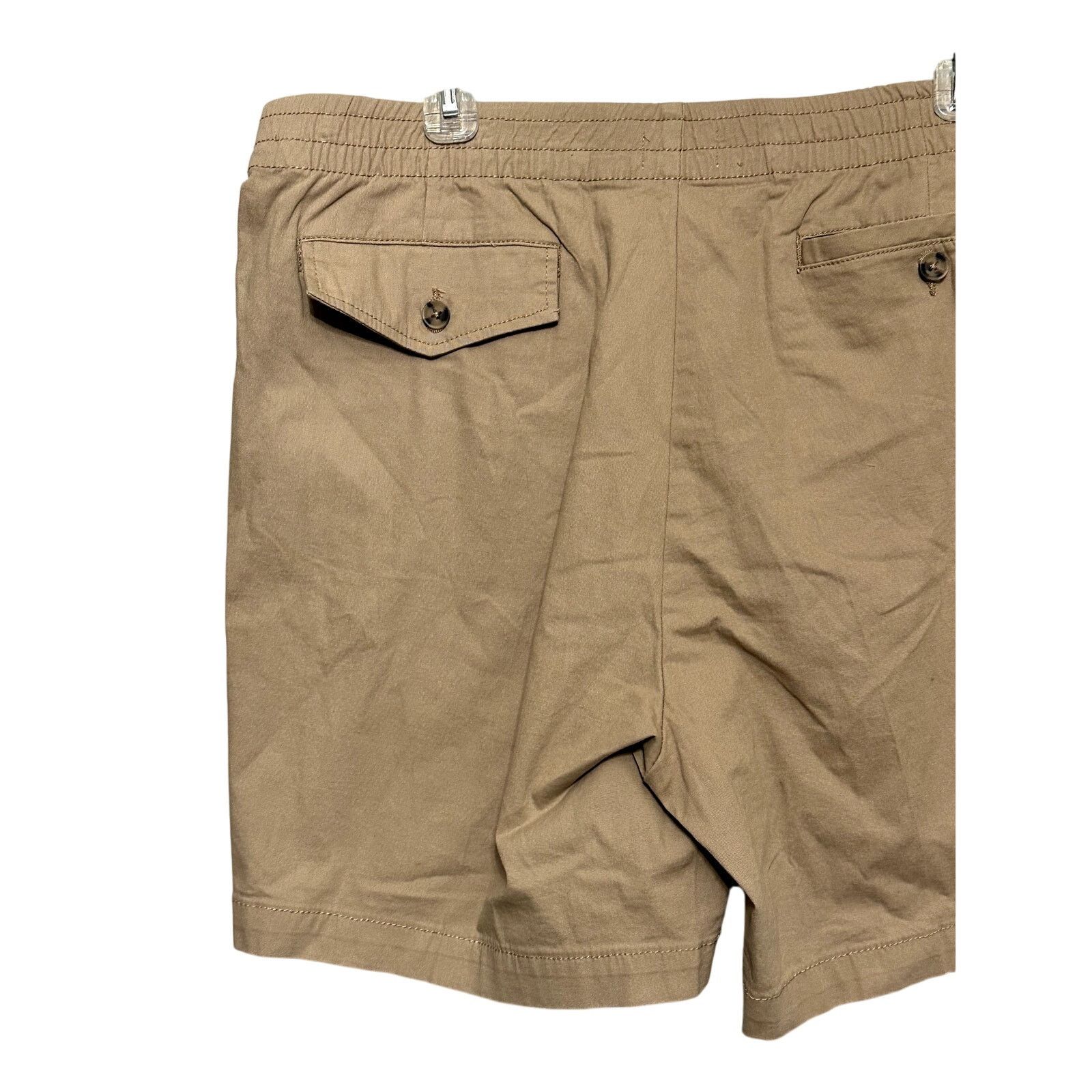 Other Abound Men's Tan/Khaki Elastic Waist Button/Zip Closure XXL Size US 44 / EU 60 - 5 Thumbnail
