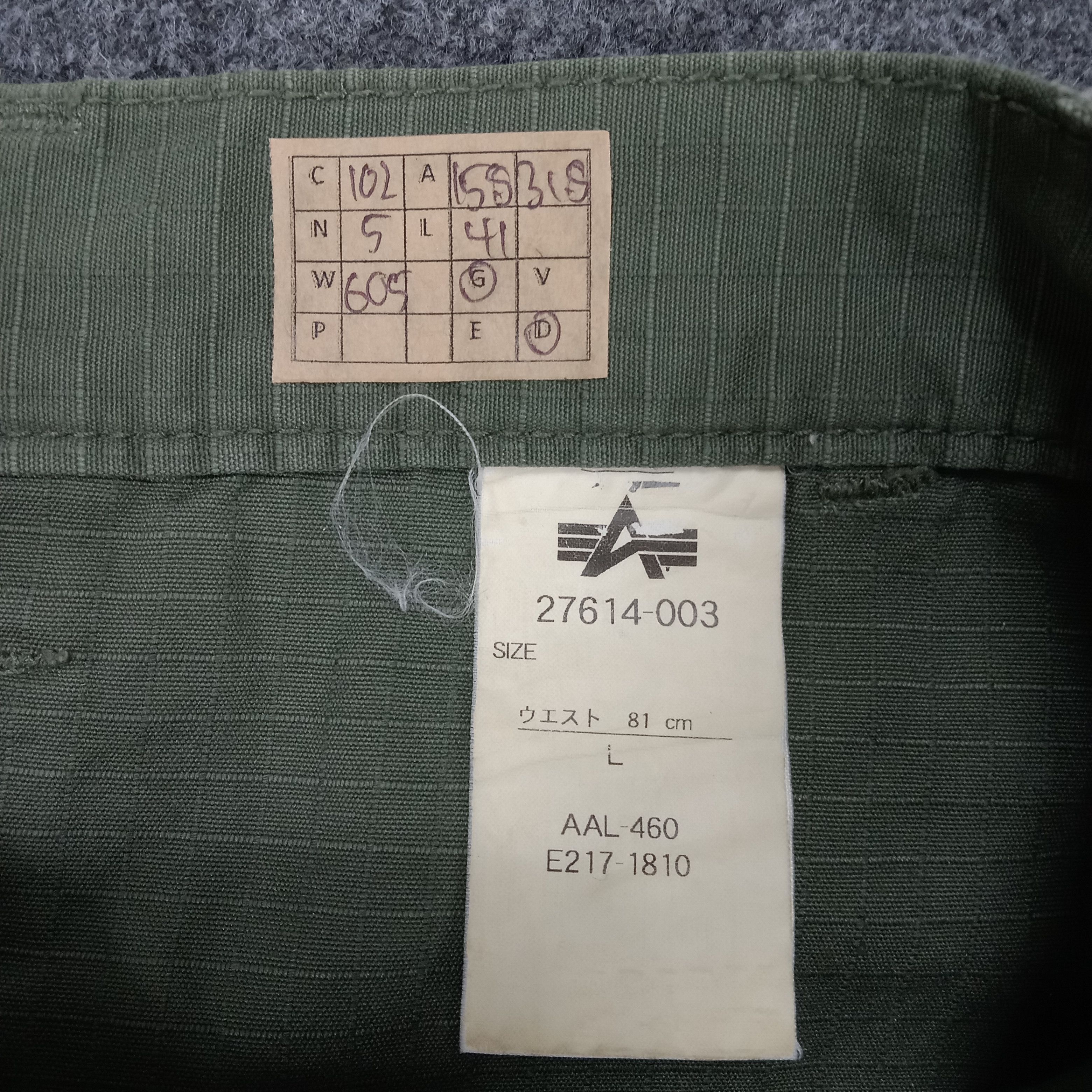 Alpha Industries × Vintage Alpha Industries Military Style Cargo Pants Size US 31 - 17 Thumbnail