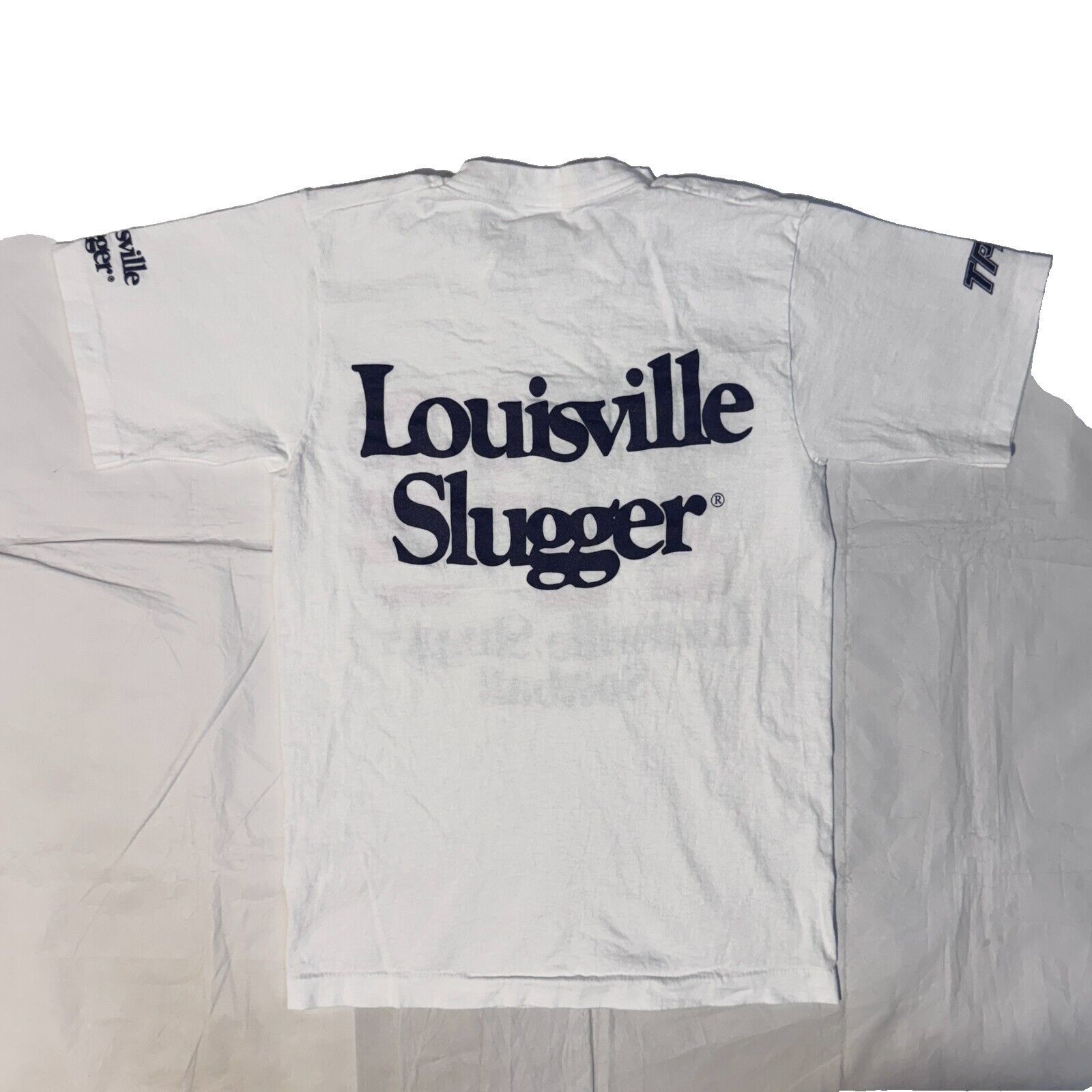 Fruit Of The Loom Vintage Louisville Slugger TPS Softball Tshirt - S USA White Size US S / EU 44-46 / 1 - 4 Thumbnail