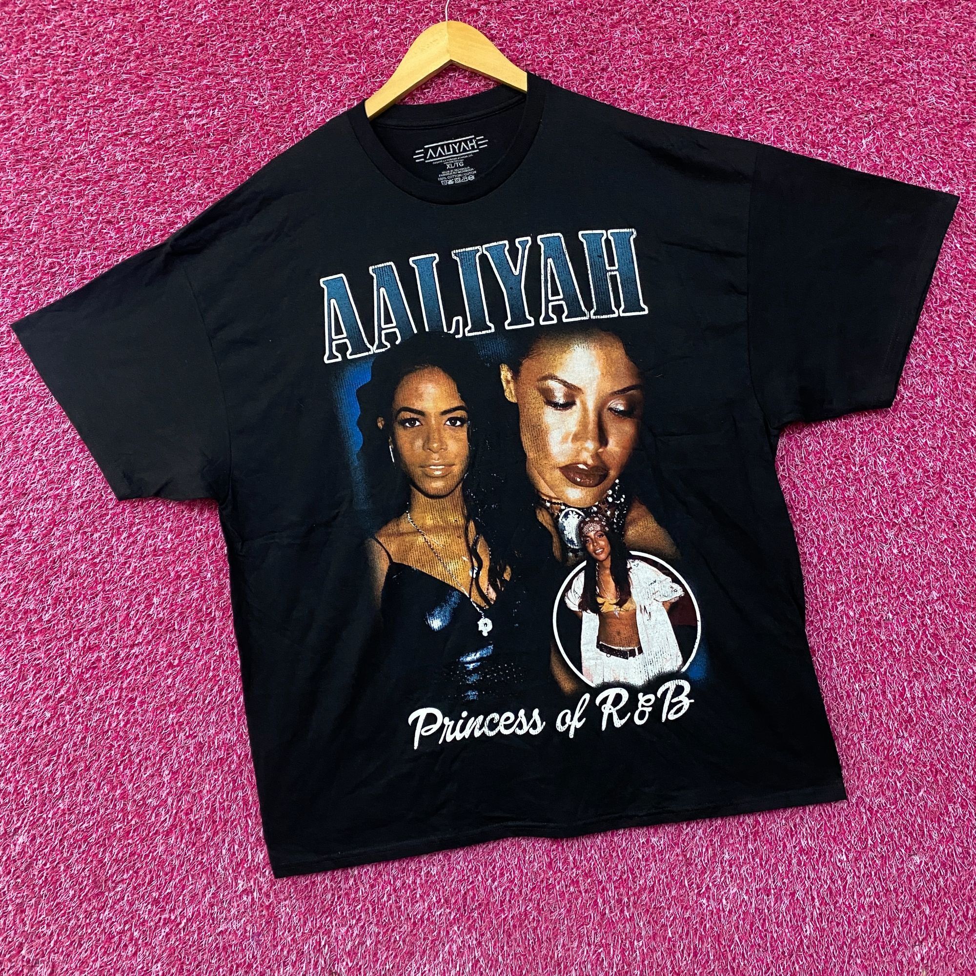 Urban Outfitters Aaliyah Princess of RnB Vtg Style Tee XL Size US XL / EU 56 / 4 - 3 Thumbnail