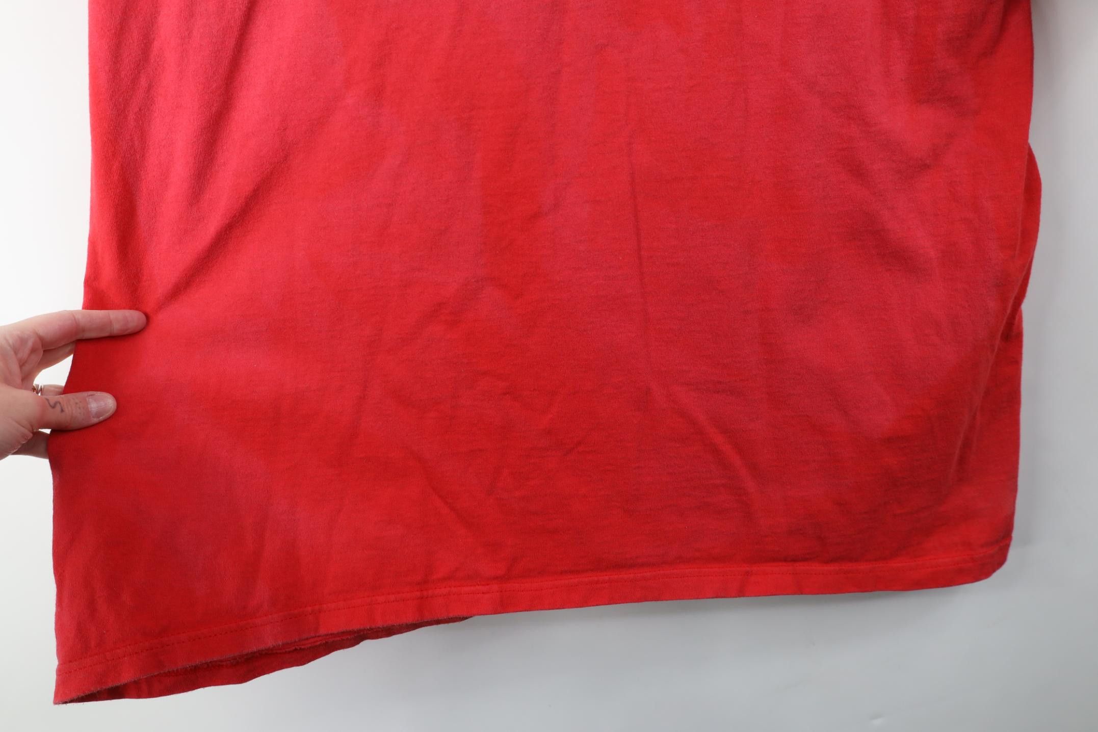 Vintage Vintage 90s Detroit Red Wings Hockey T-Shirt Cotton USA Size US XL / EU 56 / 4 - 12 Thumbnail