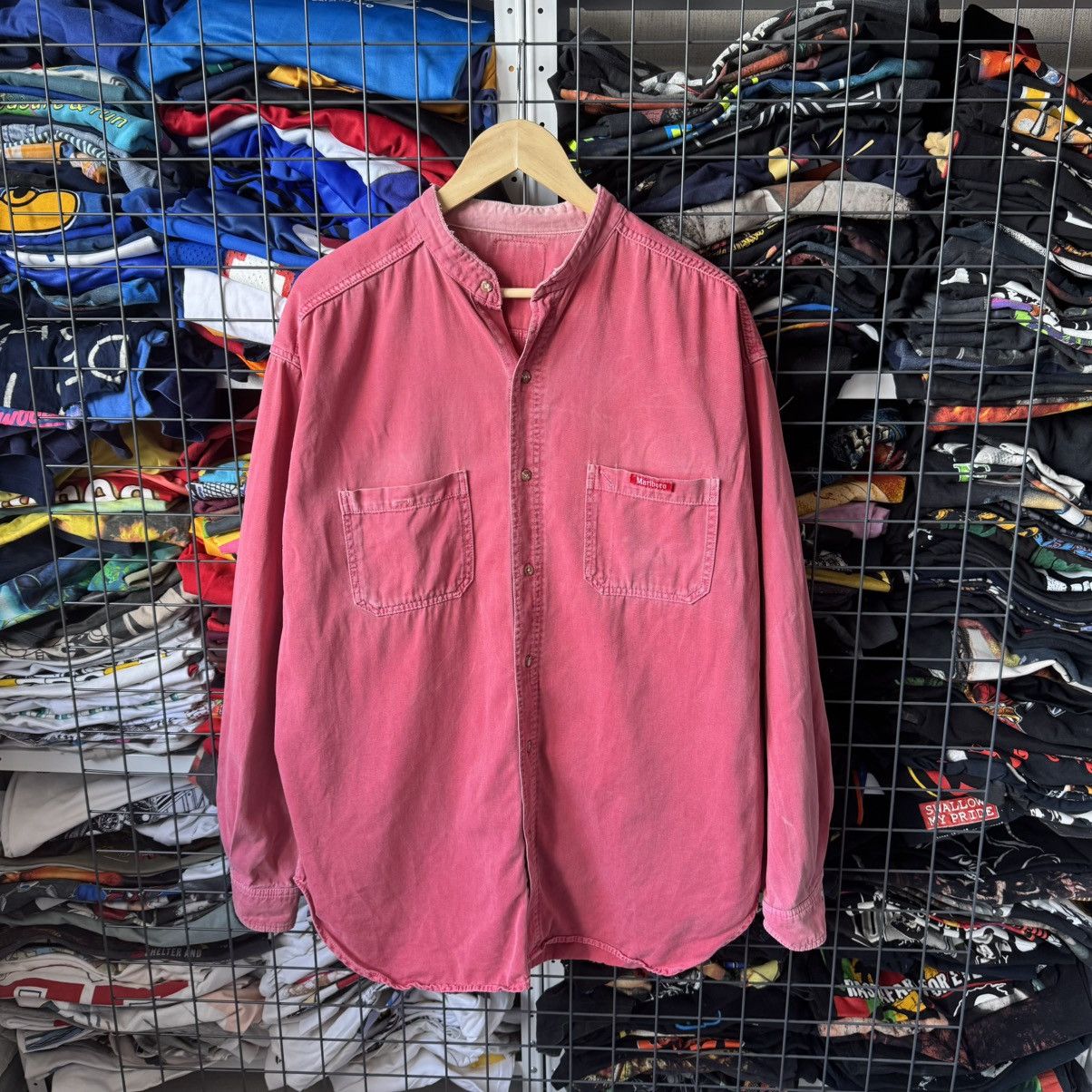 Marlboro Vintage 90s Marlboro Adventure Team Button Up Shirt Size US XL / EU 56 / 4 - 1 Thumbnail