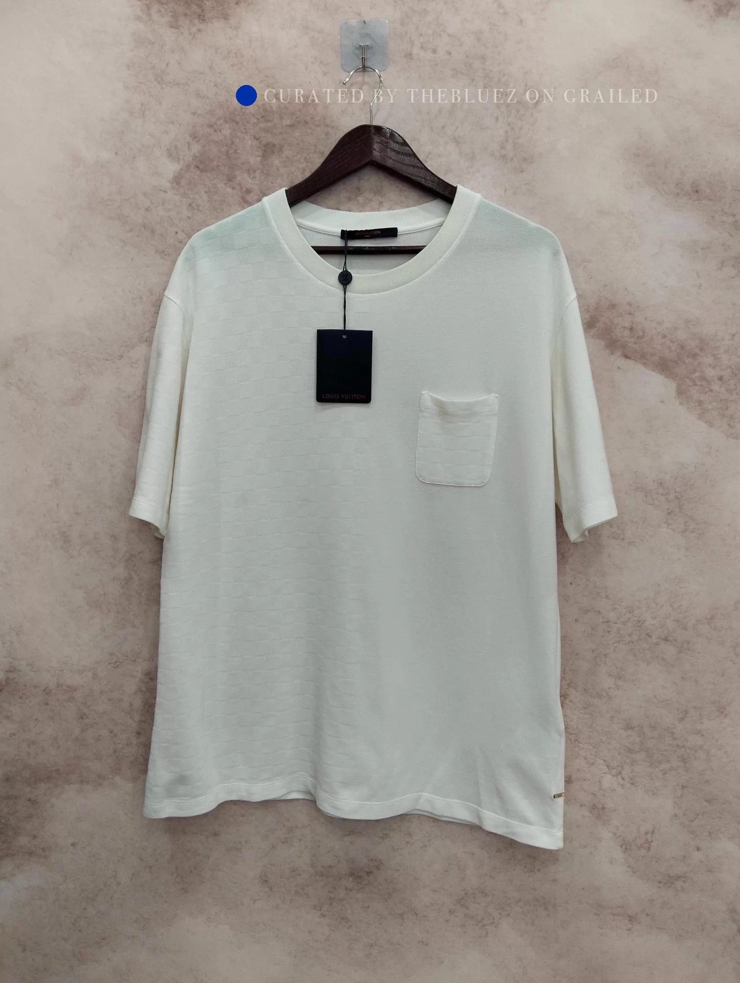 Louis Vuitton White Pocket Logo Short Tee in XXL Size US XXL / EU 58 / 5 - 1 Thumbnail