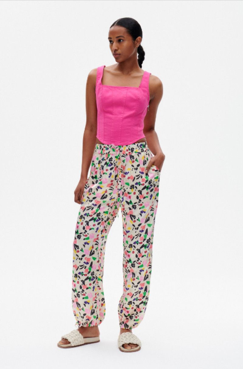 Baum und Pferdgarten Baum und Pferdgarten Nipa Trousers, Rose Dandy Flower Pants Size 26" / US 2 / IT 38 - 1 Thumbnail