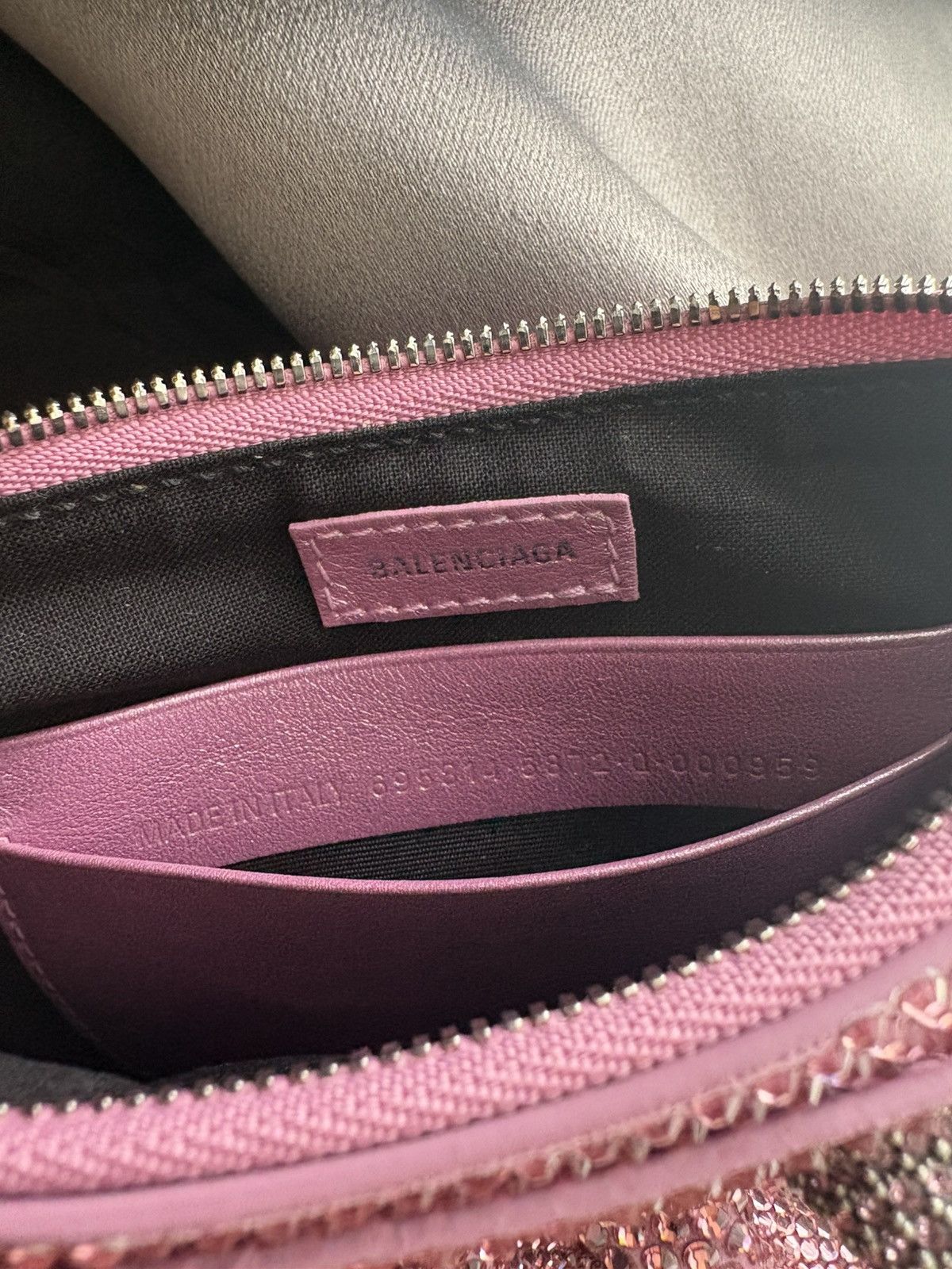 Balenciaga Balenciaga ICED OUT le cagole rhinestone side mini sidebag Size ONE SIZE - 9 Thumbnail