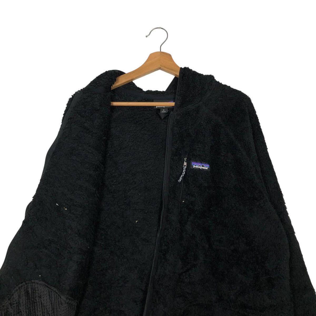 Patagonia 🔥RICH BLACK VINTAGE FLEECE JACKET PATAGONIA DIP PILE Size US XL / EU 56 / 4 - 15 Thumbnail