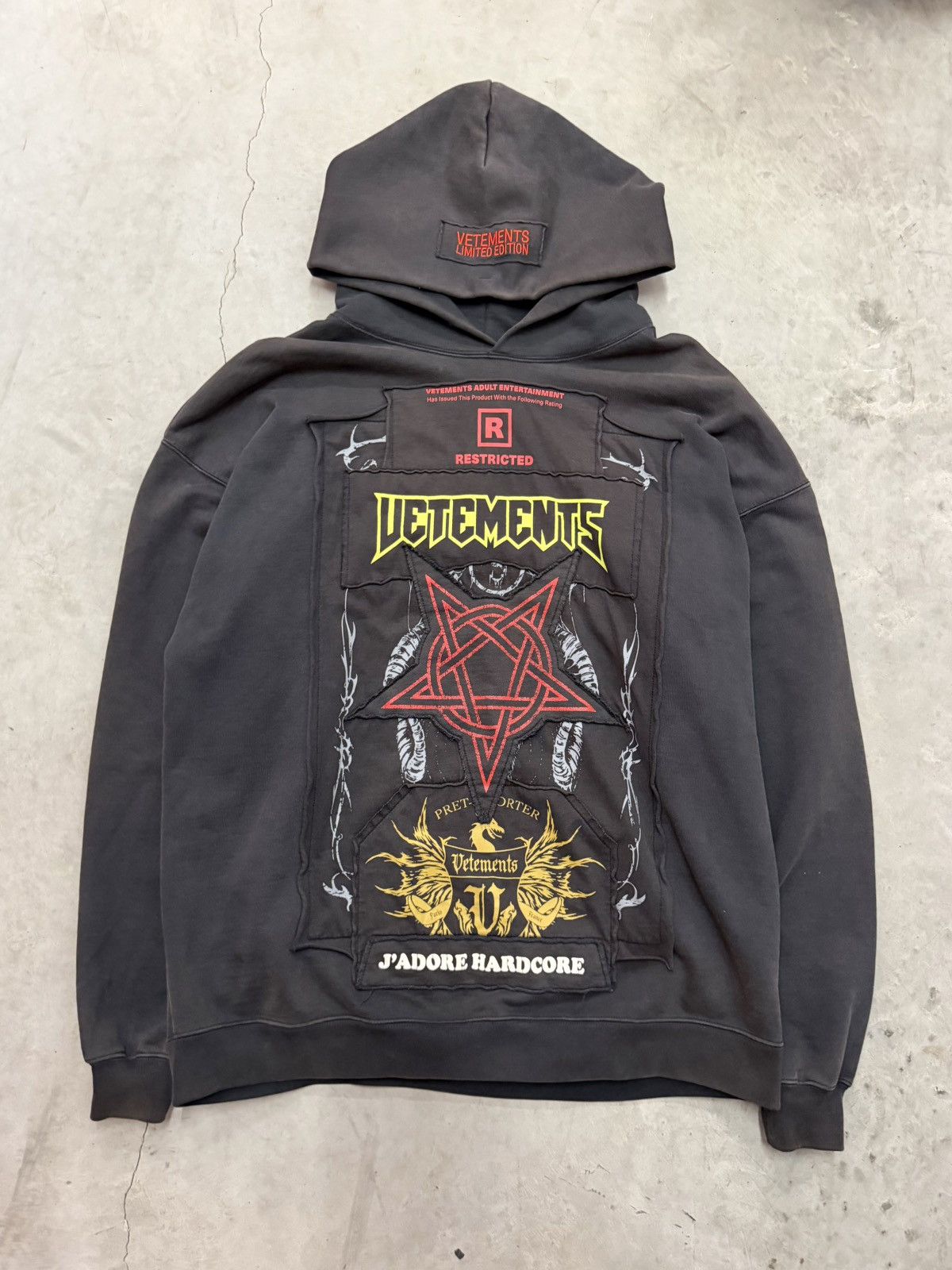 Vetements Vetements Hardcore Couture Hoodie | Grailed