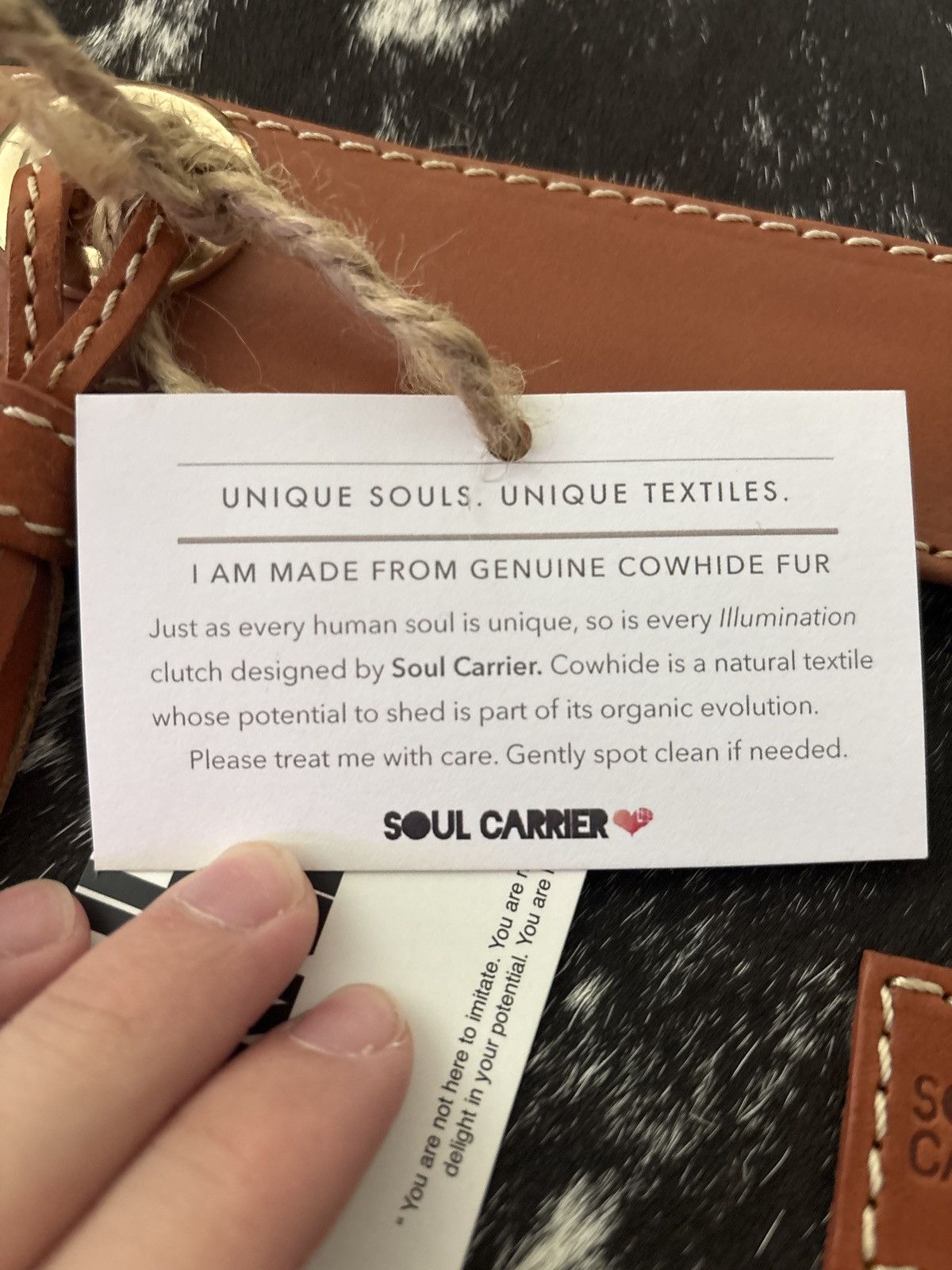 Other Brand New Soul Carrier Cowhair Clutch Size ONE SIZE - 3 Thumbnail