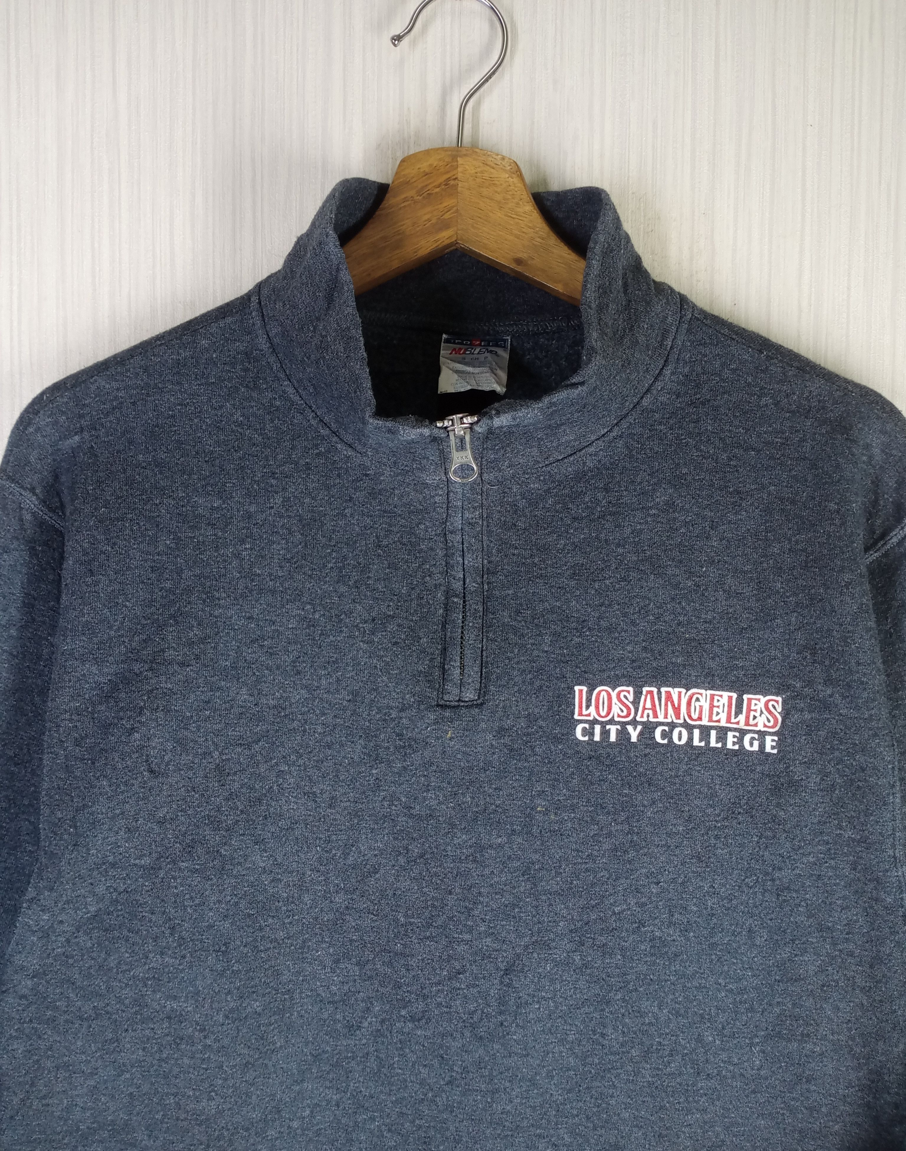 Other Rare Vintage 90s Los Angeles City College Half Zipper Size US S / EU 44-46 / 1 - 3 Thumbnail
