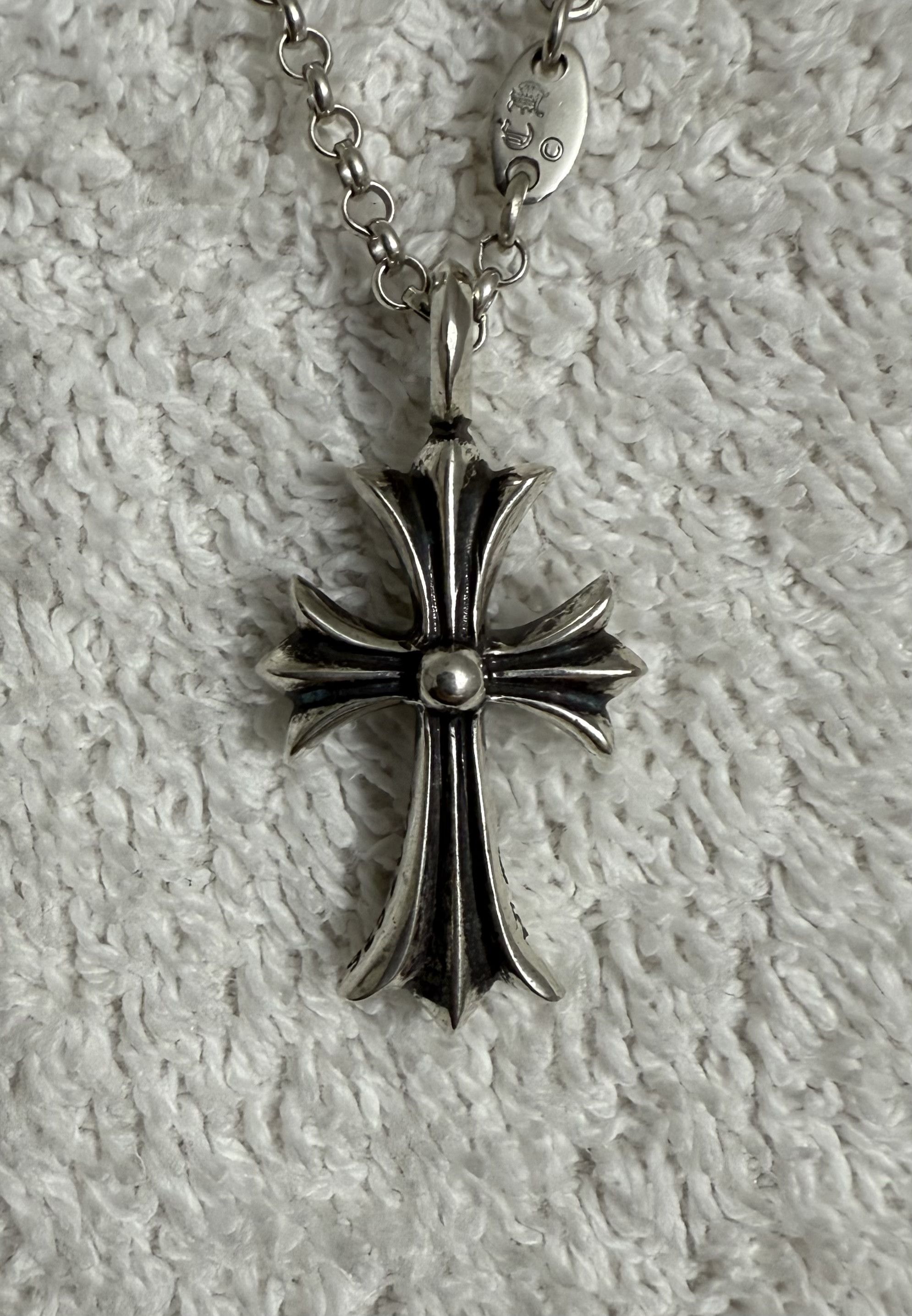 Chrome Hearts Chrome Hearts Diamond Tiny Cross Pendant Size ONE SIZE - 2 Thumbnail