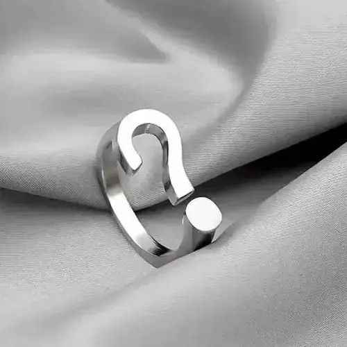 High Sport Creative Question Mark Ring Size ONE SIZE - 4 Thumbnail