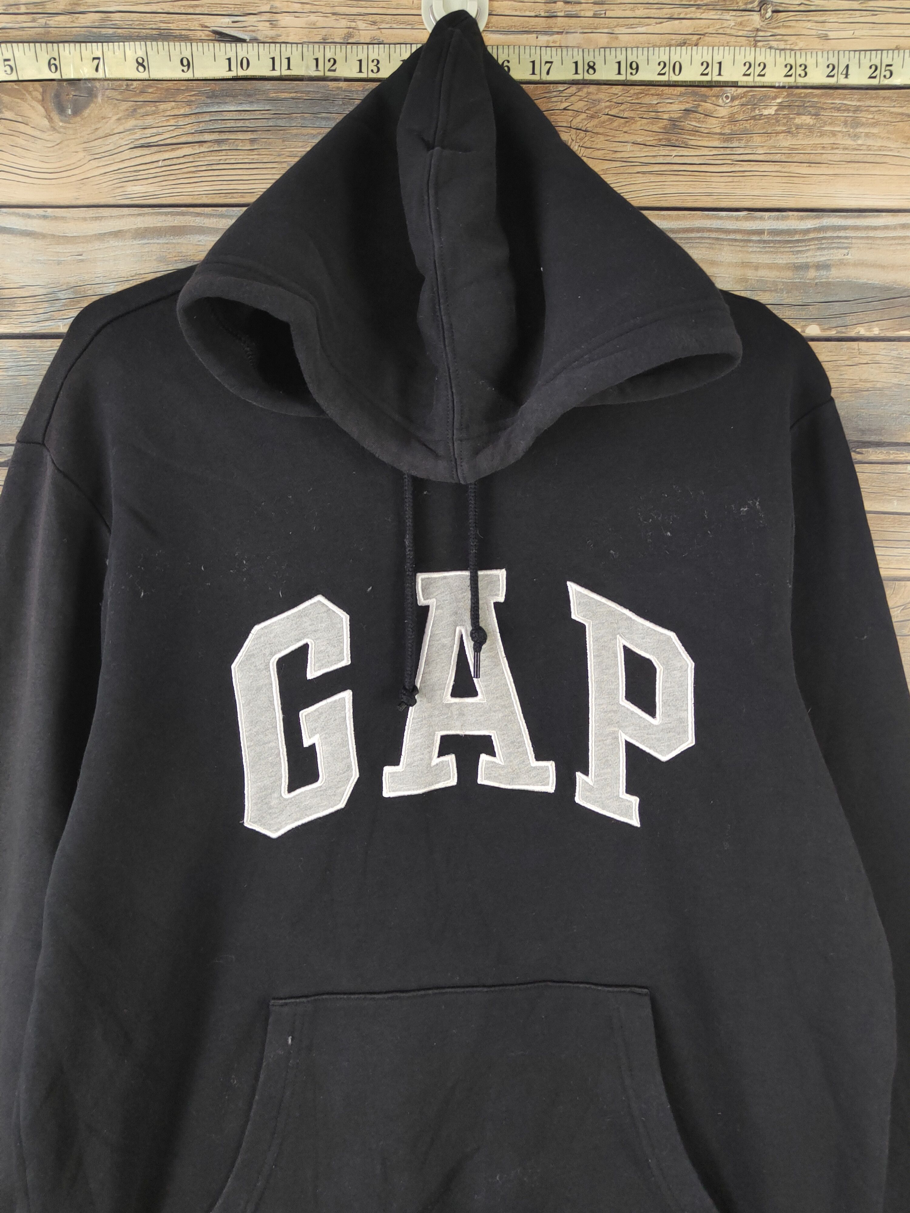 Japanese Brand DL Gap Black Hoodie Sweatshirts #2026 Size US M / EU 48-50 / 2 - 2 Thumbnail