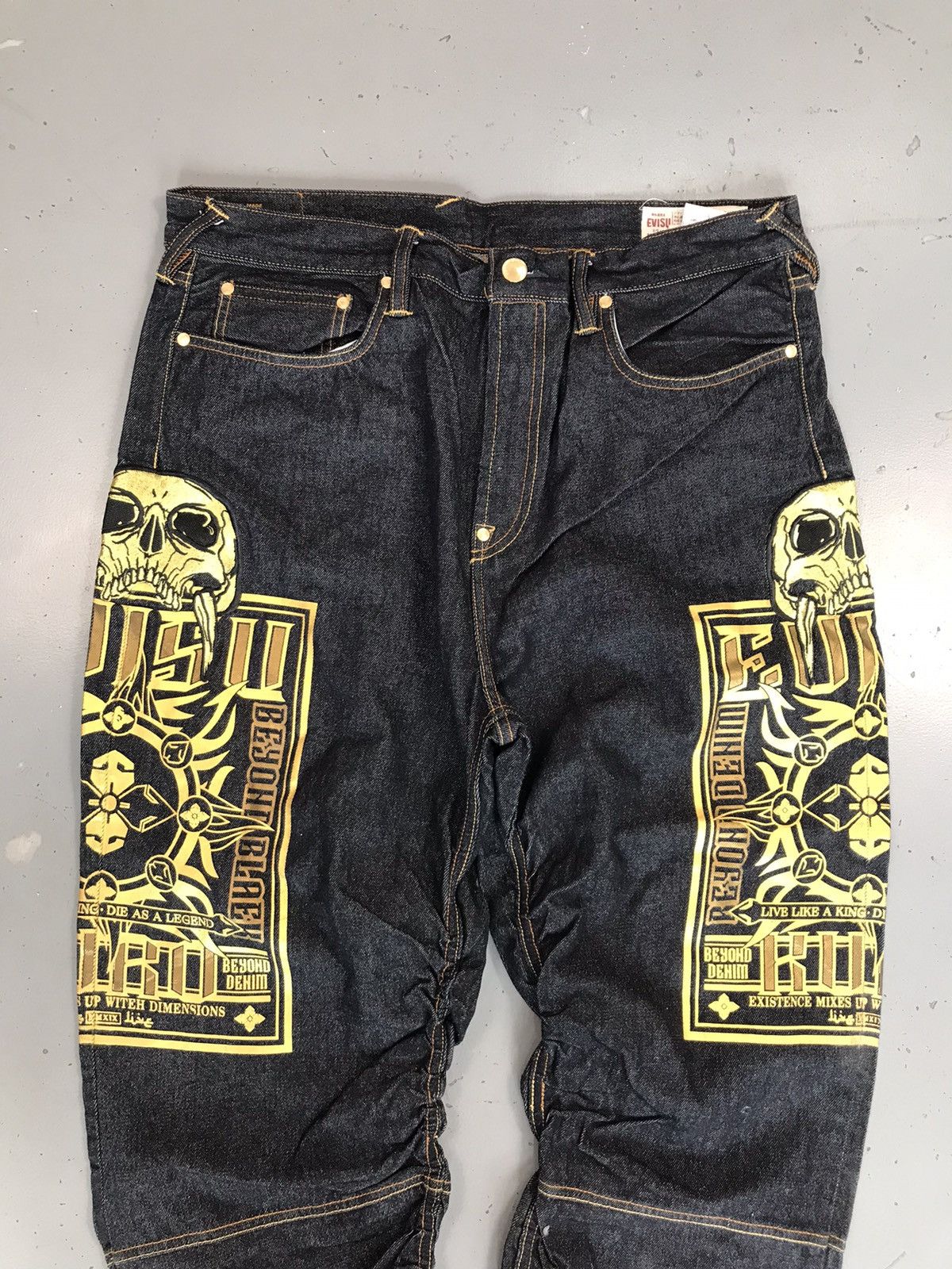 Evisu Rare vintage Evisu kuro Osaka stretchseem denim Size US 36 / EU 52 - 3 Thumbnail