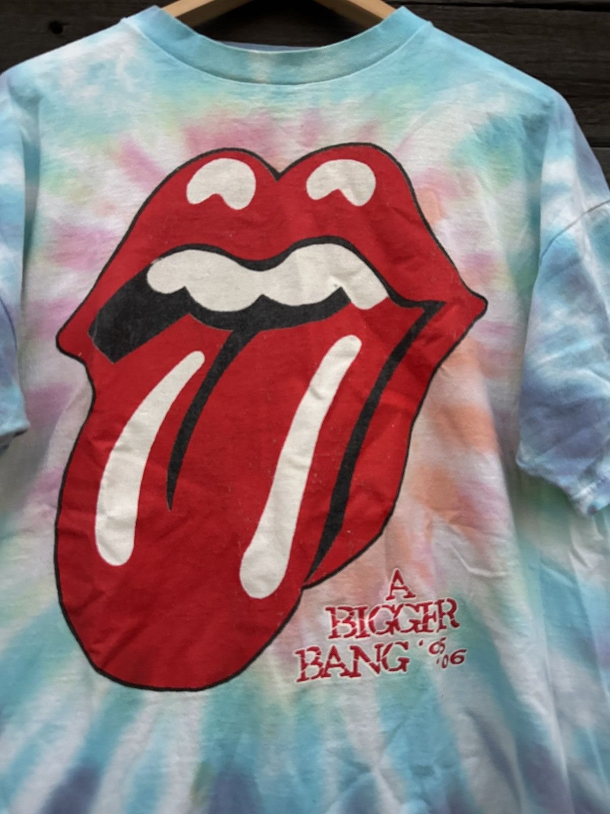 Band Tees Vintage Rolling Stones A Bigger Bang Tye-Dye T-shirt Size US XL / EU 56 / 4 - 3 Thumbnail