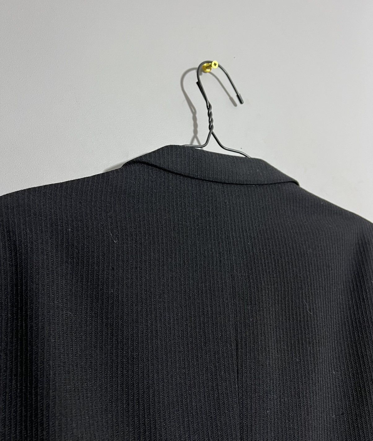 Armani × Armani Collezioni × Vintage Vintage Armani Collezioni Black Blazer Two Button Jacket Size 46R - 9 Thumbnail